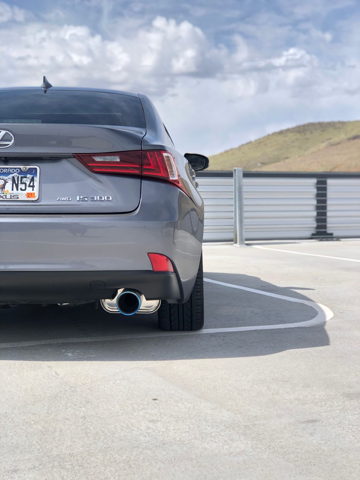 Invidia Q300 Axle Back Exhaust Titanium Tips Lexus IS250 / IS350 1415