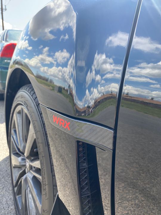 Noble Carbon Fiber WRX Fender Emblems Subaru WRX 20152021 Import