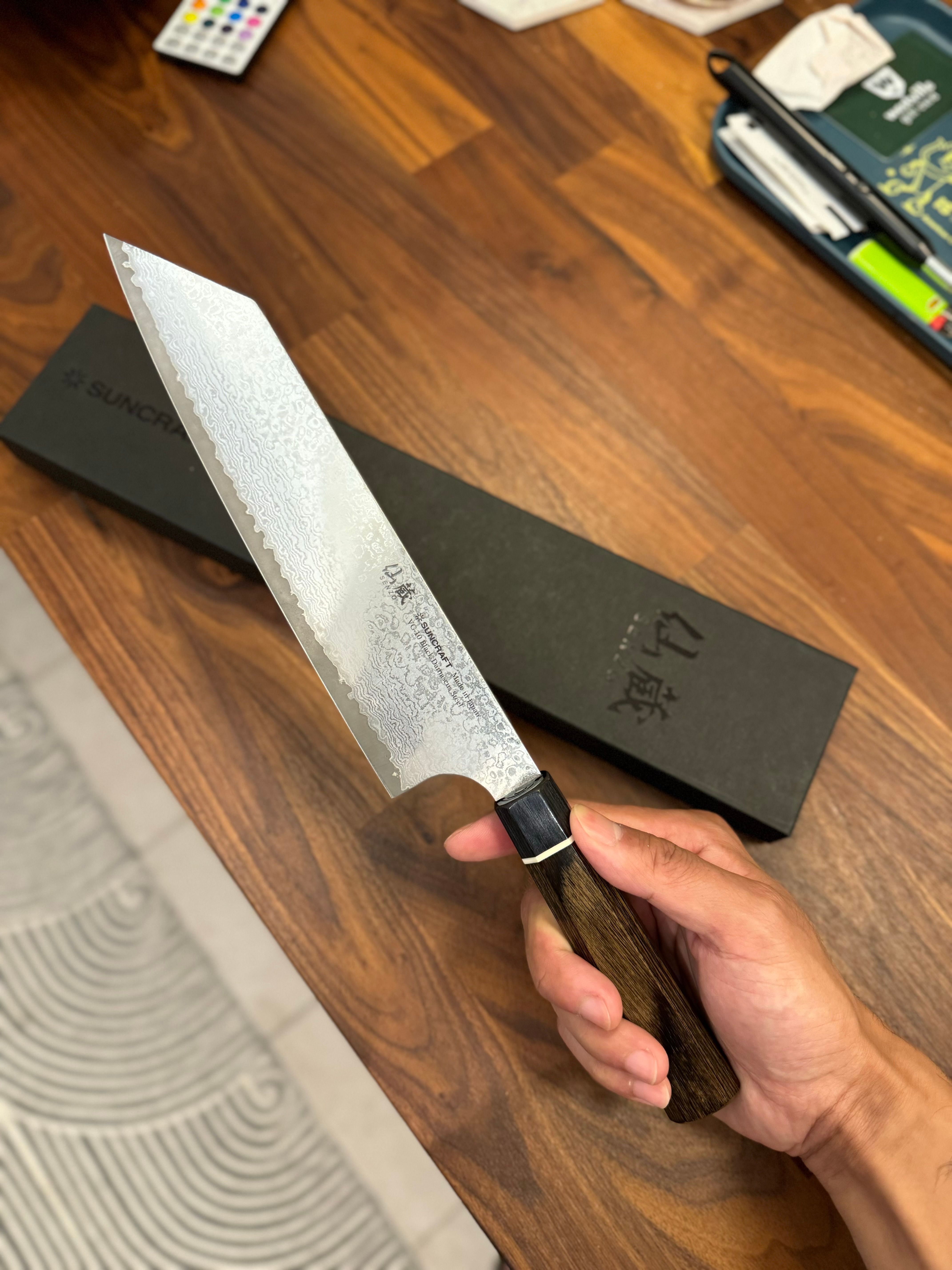 nozo　サイズ　S Senzo Black Damascus Kiritsuke Knife - 8
