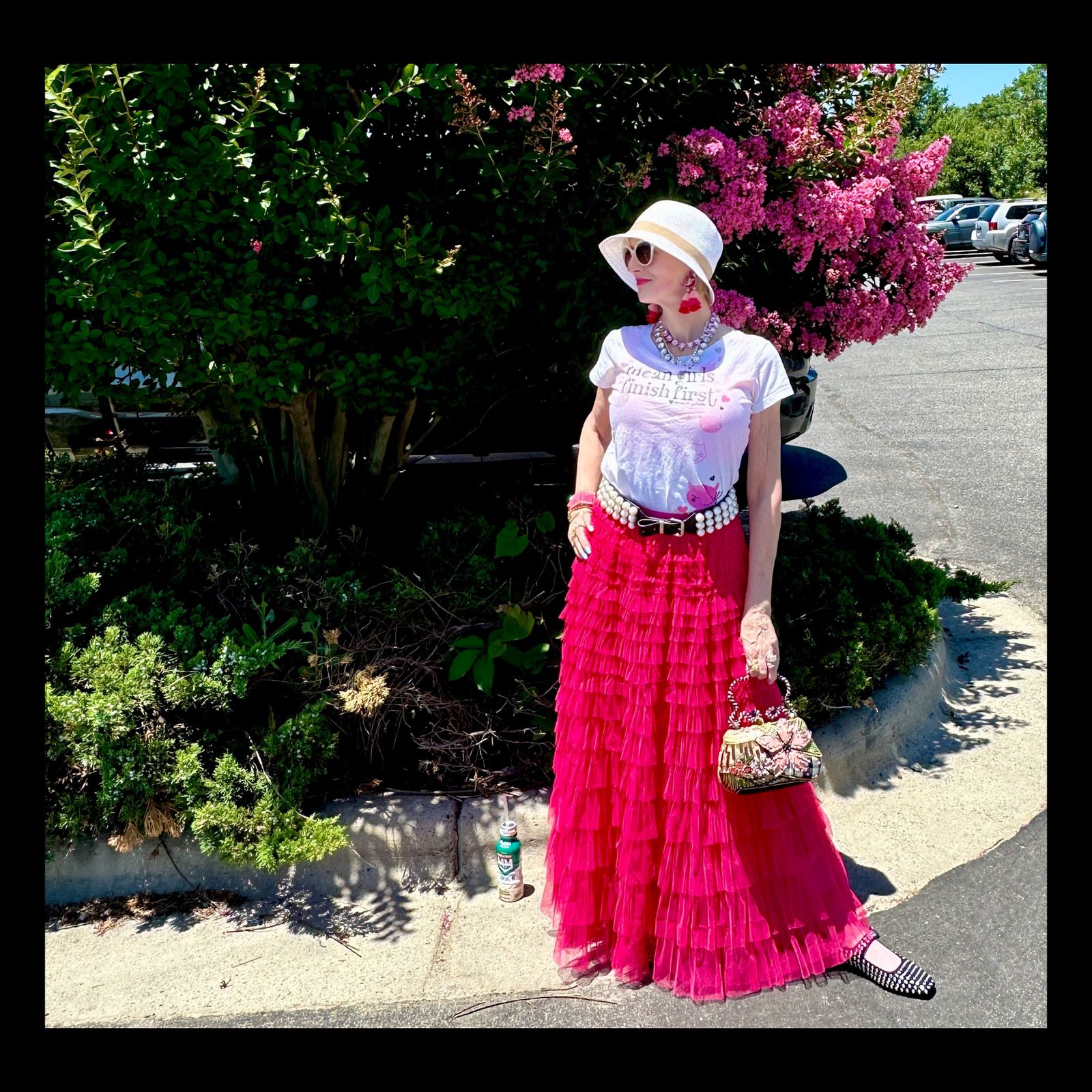 Tiered Ruffle Tulle Skirt - Kate Hewko