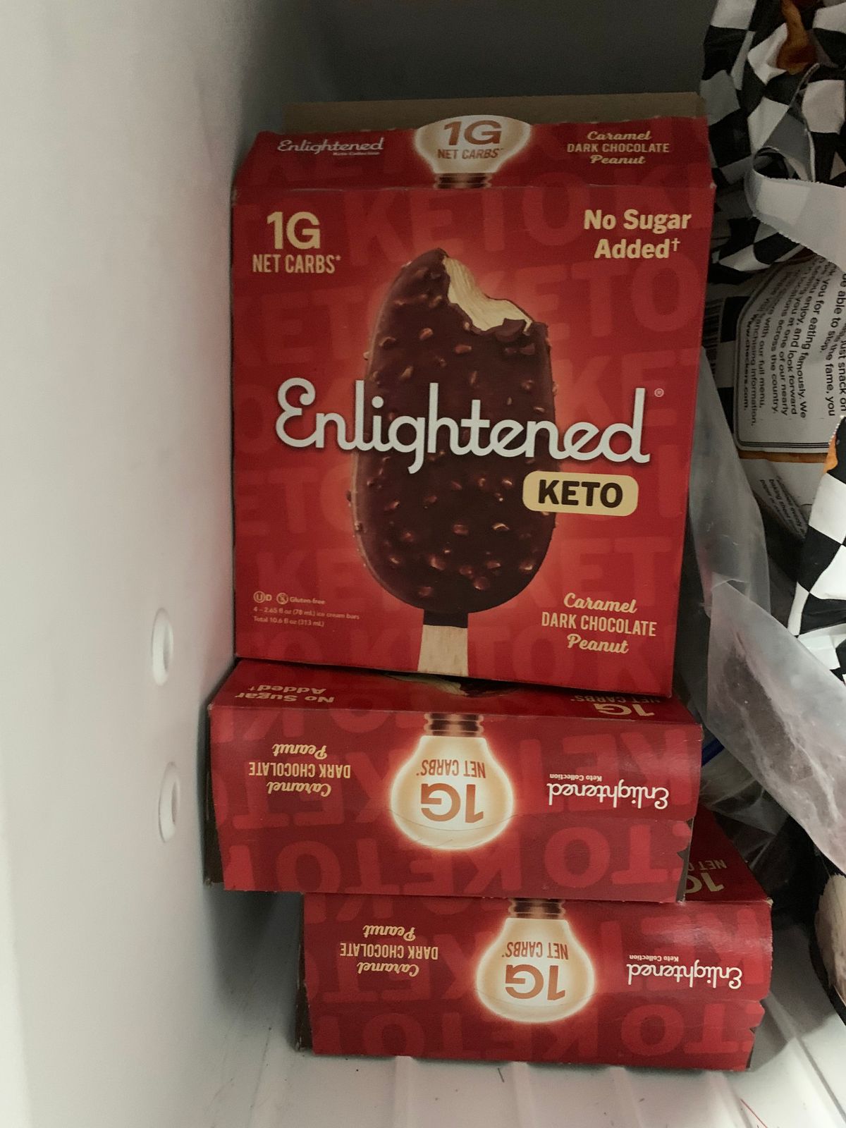 Keto Caramel Dark Chocolate Peanut Bars Enlightened