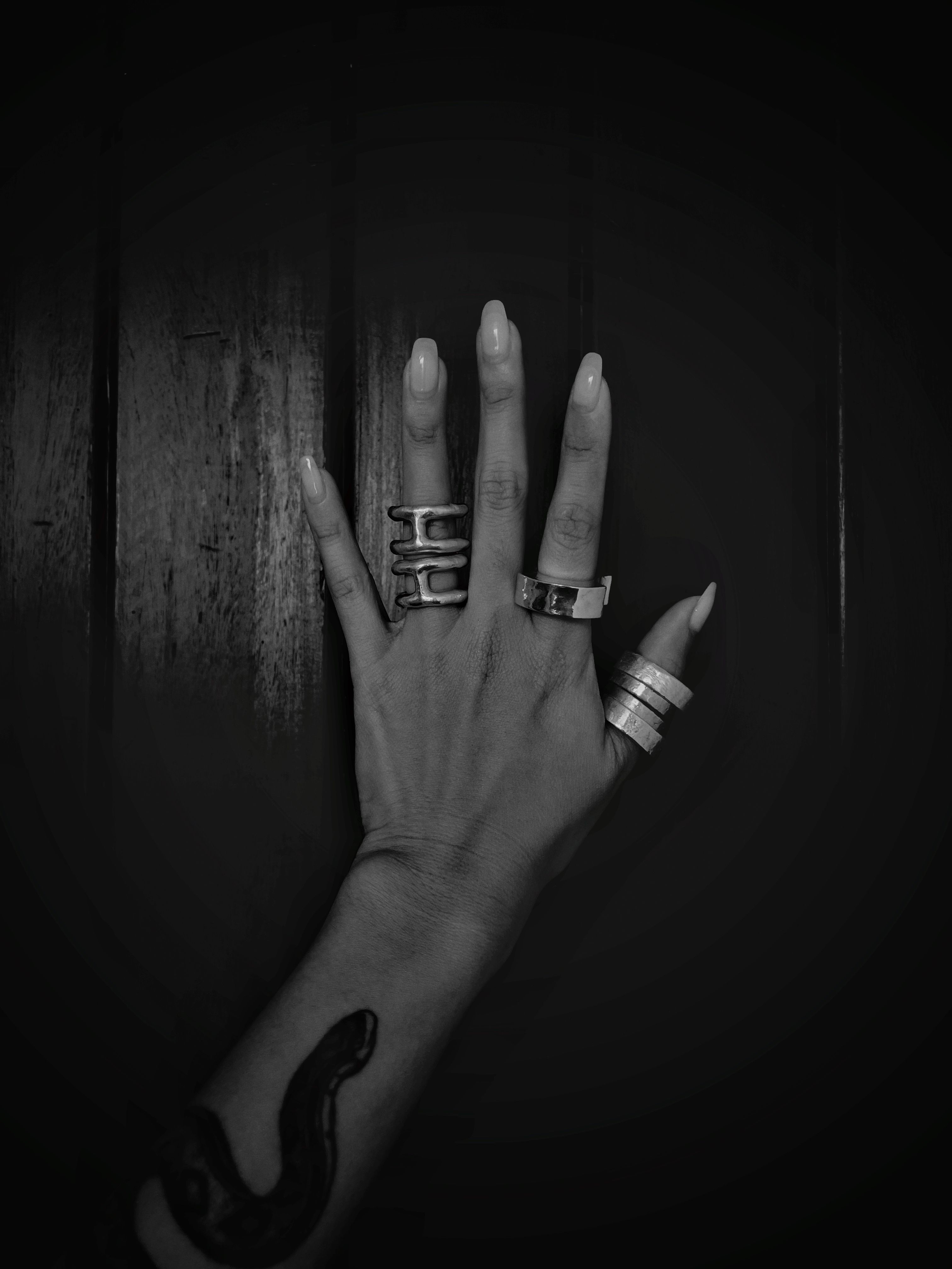 【BLACKPURPLE】25SS★ Void Ring Bracelet VOID RING - Rings - Ask & Embla