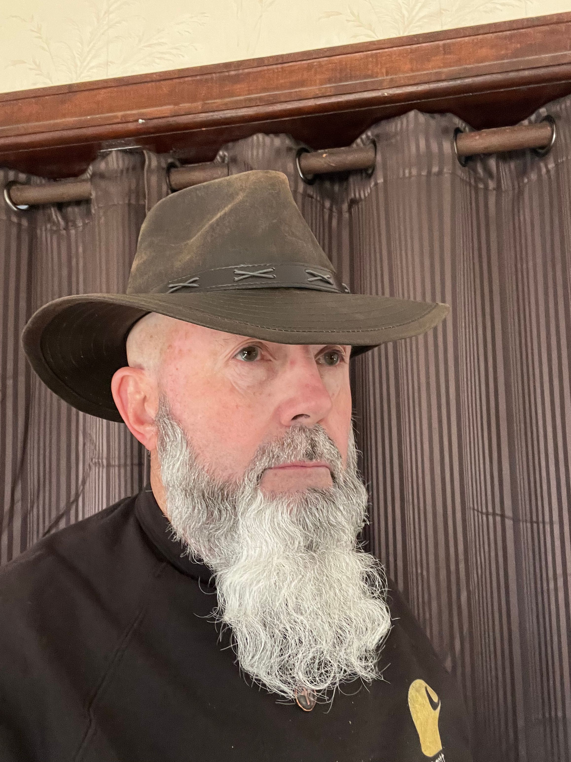 ★BOHEMSEO★ TWEED HUNTING CAP BLACK【送料0/関税0】 Deadwood Trading Tolga -Aussie Leather Outback Hat