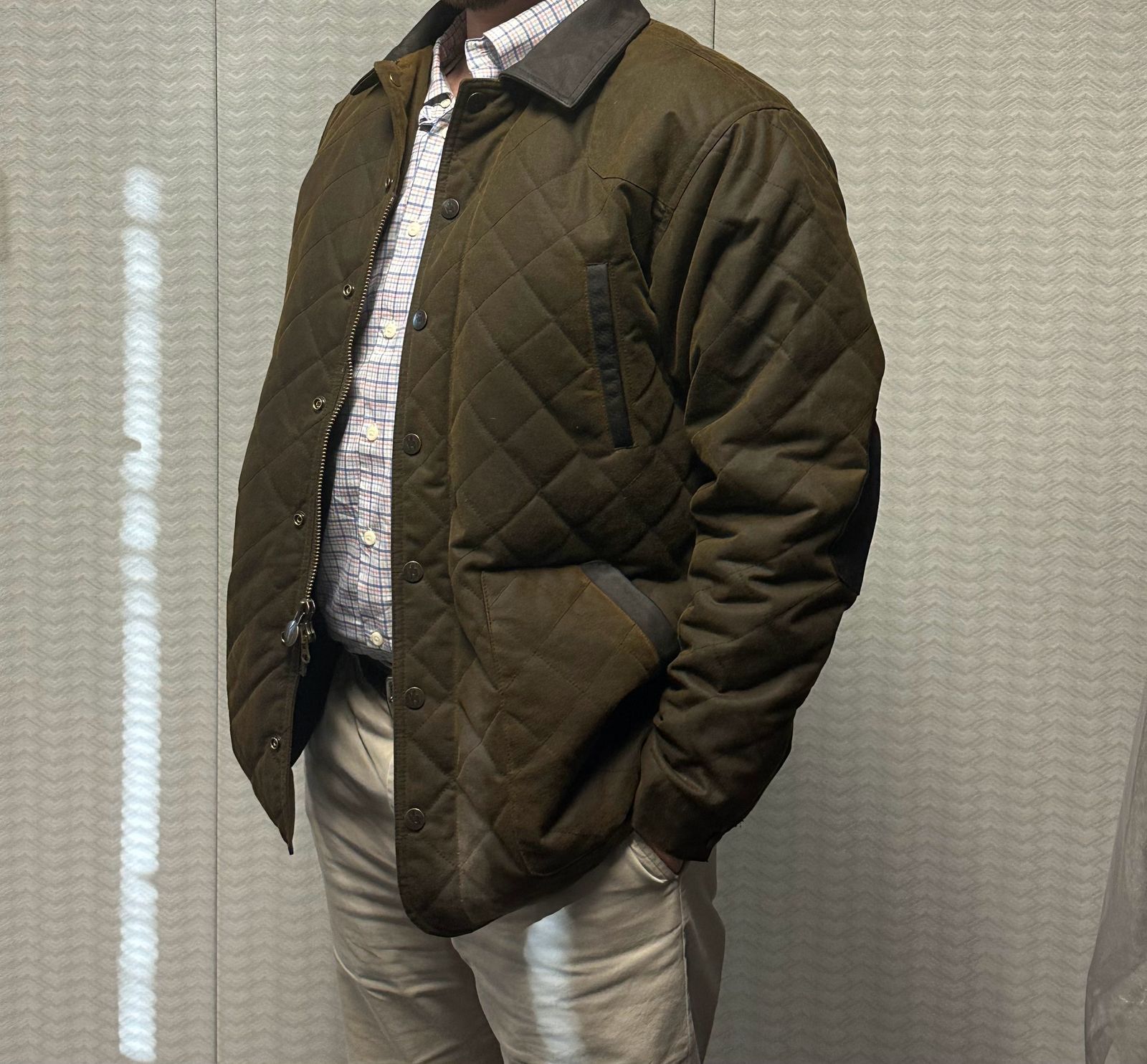 Men’s Oilskin Barn Jacket