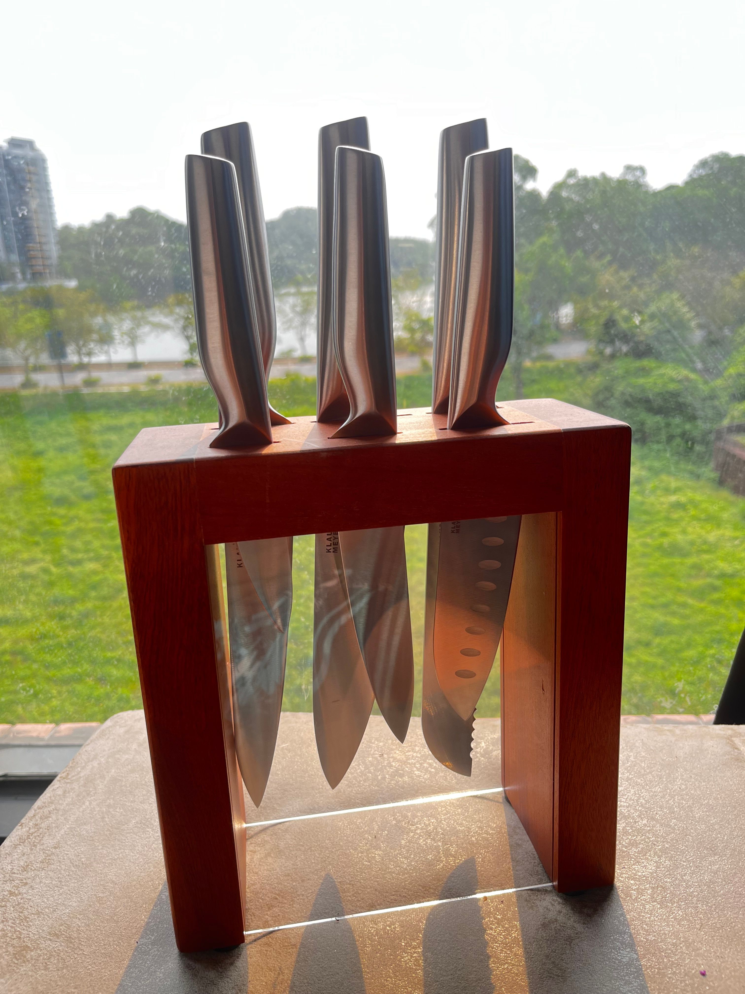 Stainless Steel Knife Set | Contour 7 Piece Set | Klaus Meyer