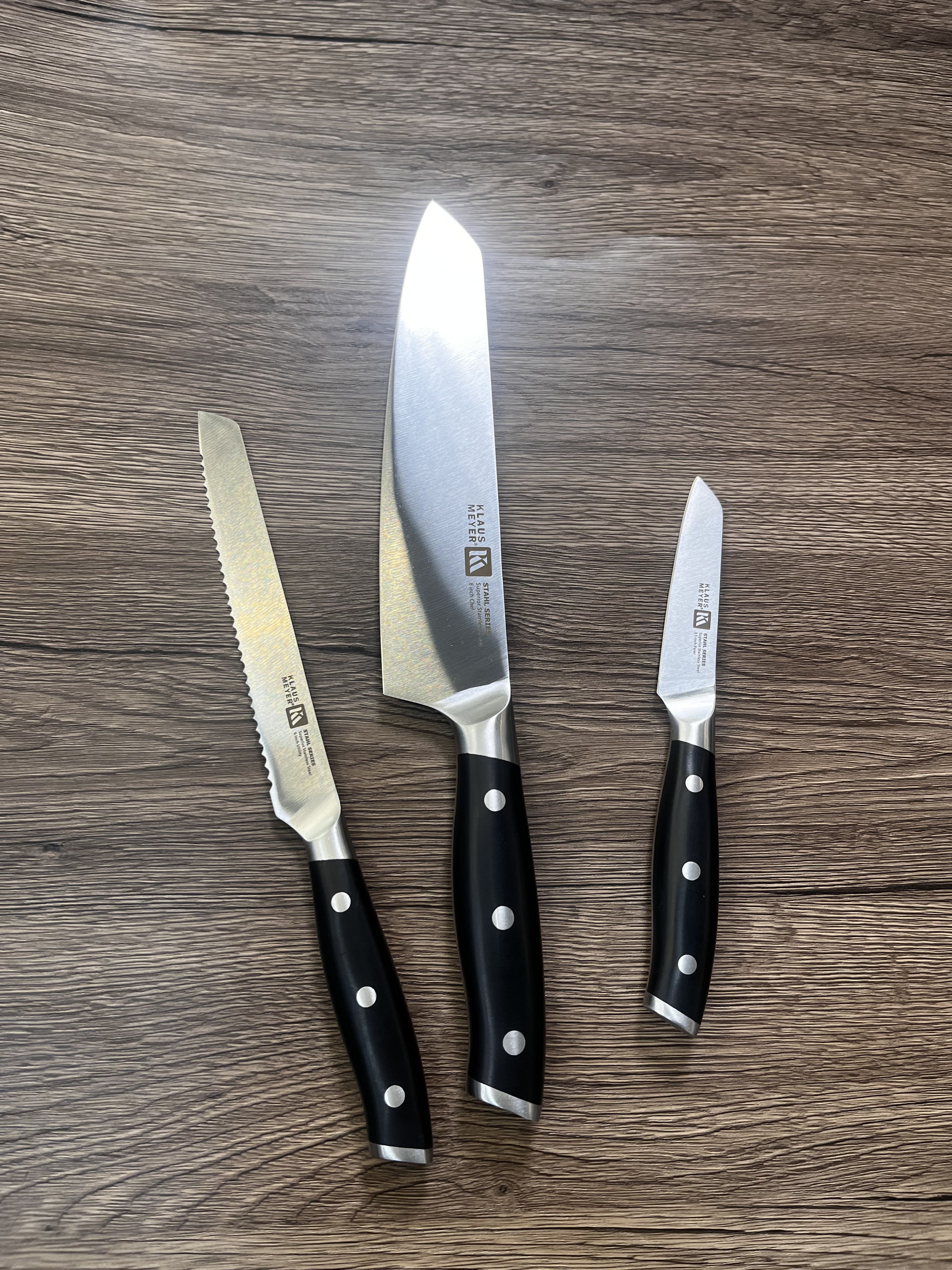 Stahl 3 Piece Knife Set – Klaus Meyer