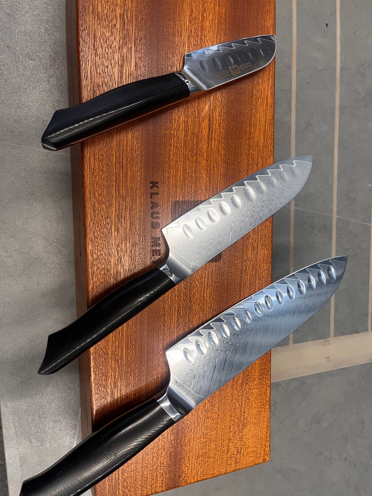 Hollow Edge Knives | Helix 3 Piece Set | Klaus Meyer
