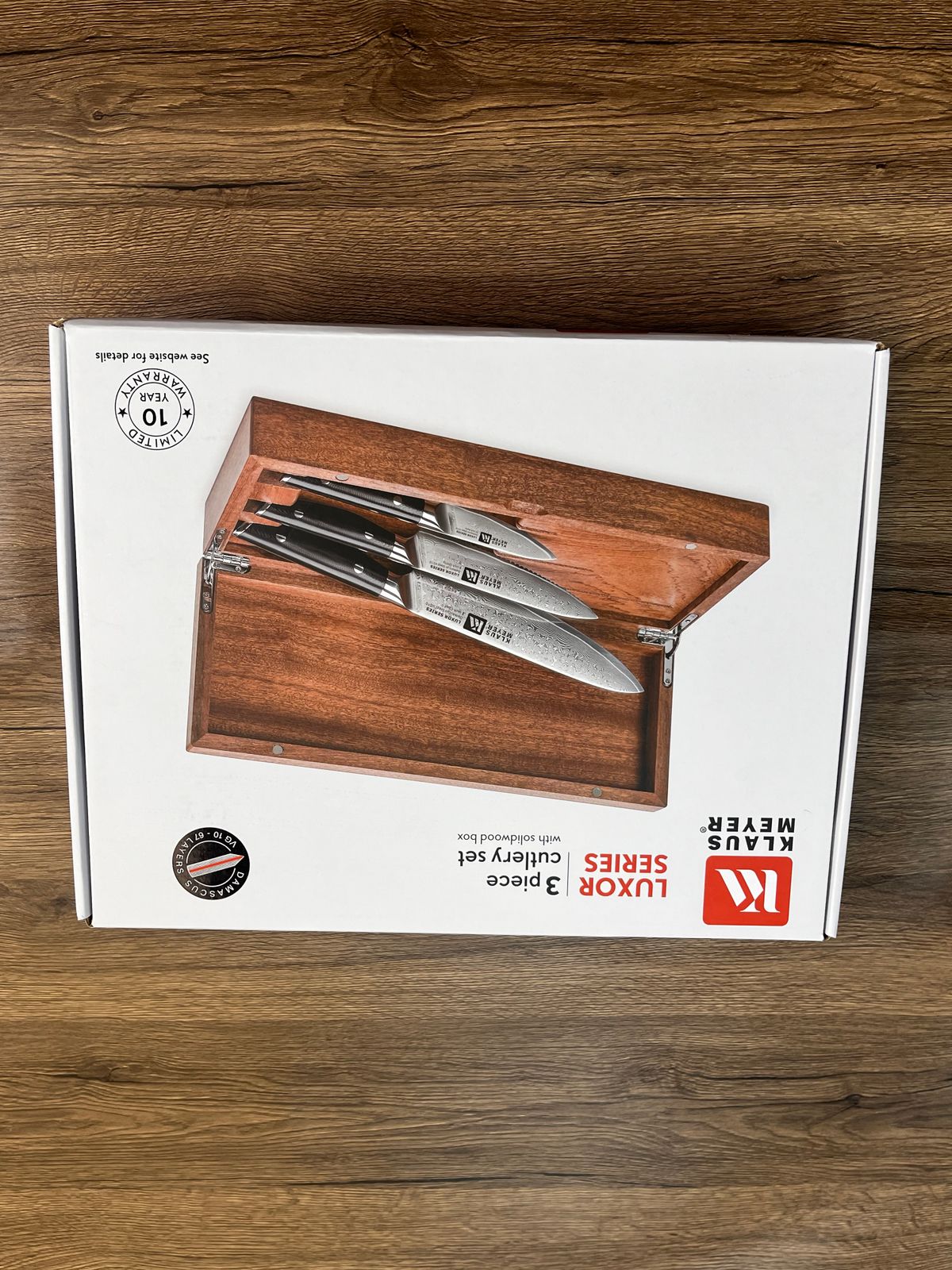 Luxor Kitchen Knife Set | Luxor 3 Piece Set | Klaus Meyer
