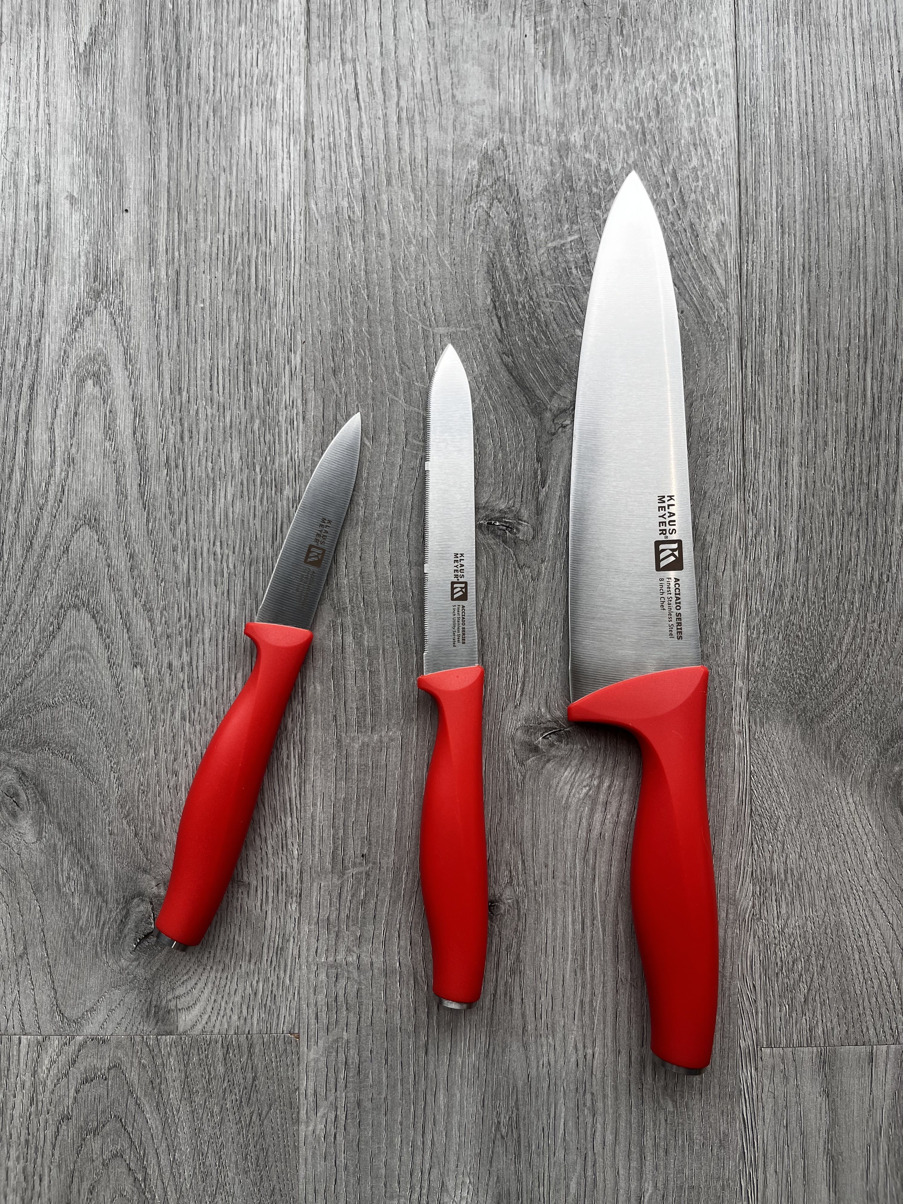 調理器具 MEYER MAXIM 18cm 3 Piece Set German Steel Knife Set | Acciaio 3 Piece Set | Klaus Meyer