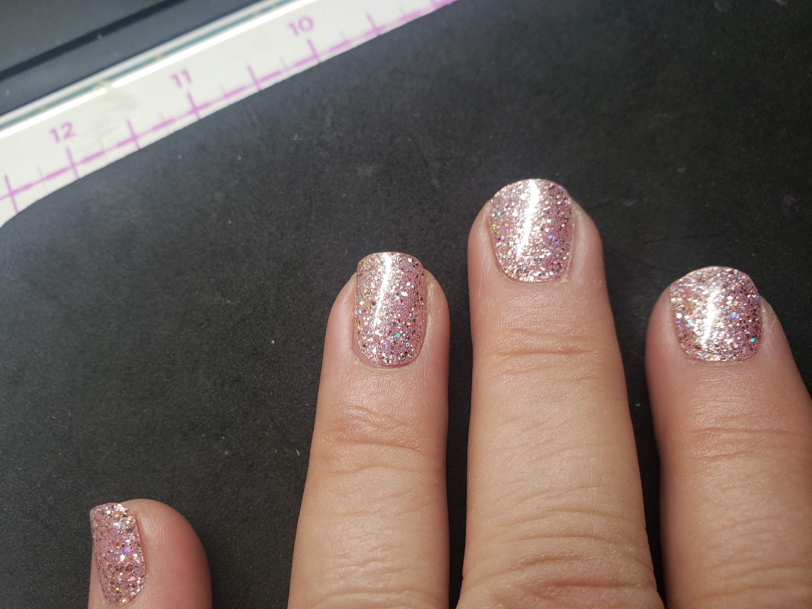 Rosewater Glisten - Baby Pink Nails - Dashing Diva – Dashing Diva