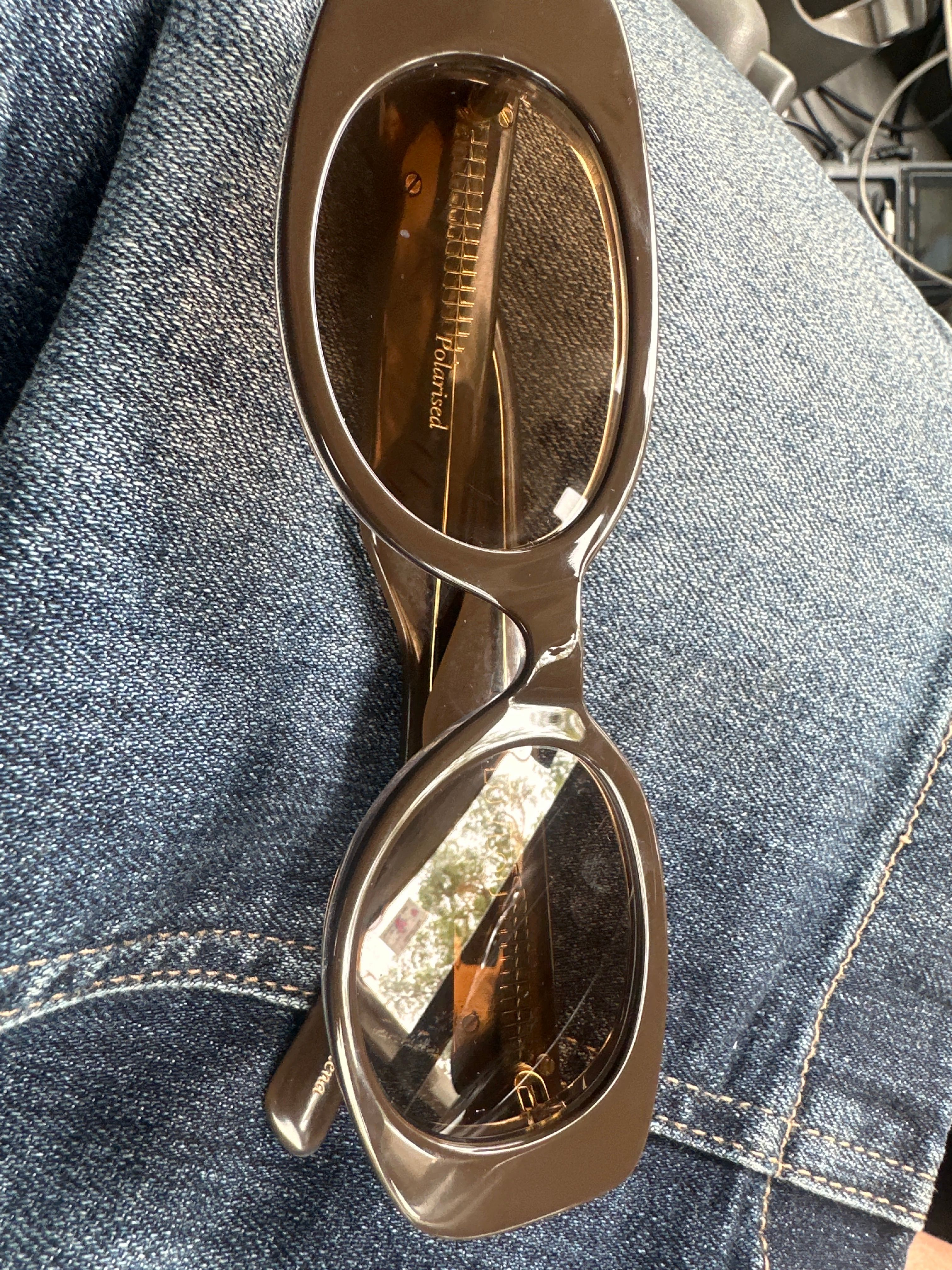 HEAVEN and Earth - lucylou The Helena Tort Female Rectangle Sunglasses | Luv Lou