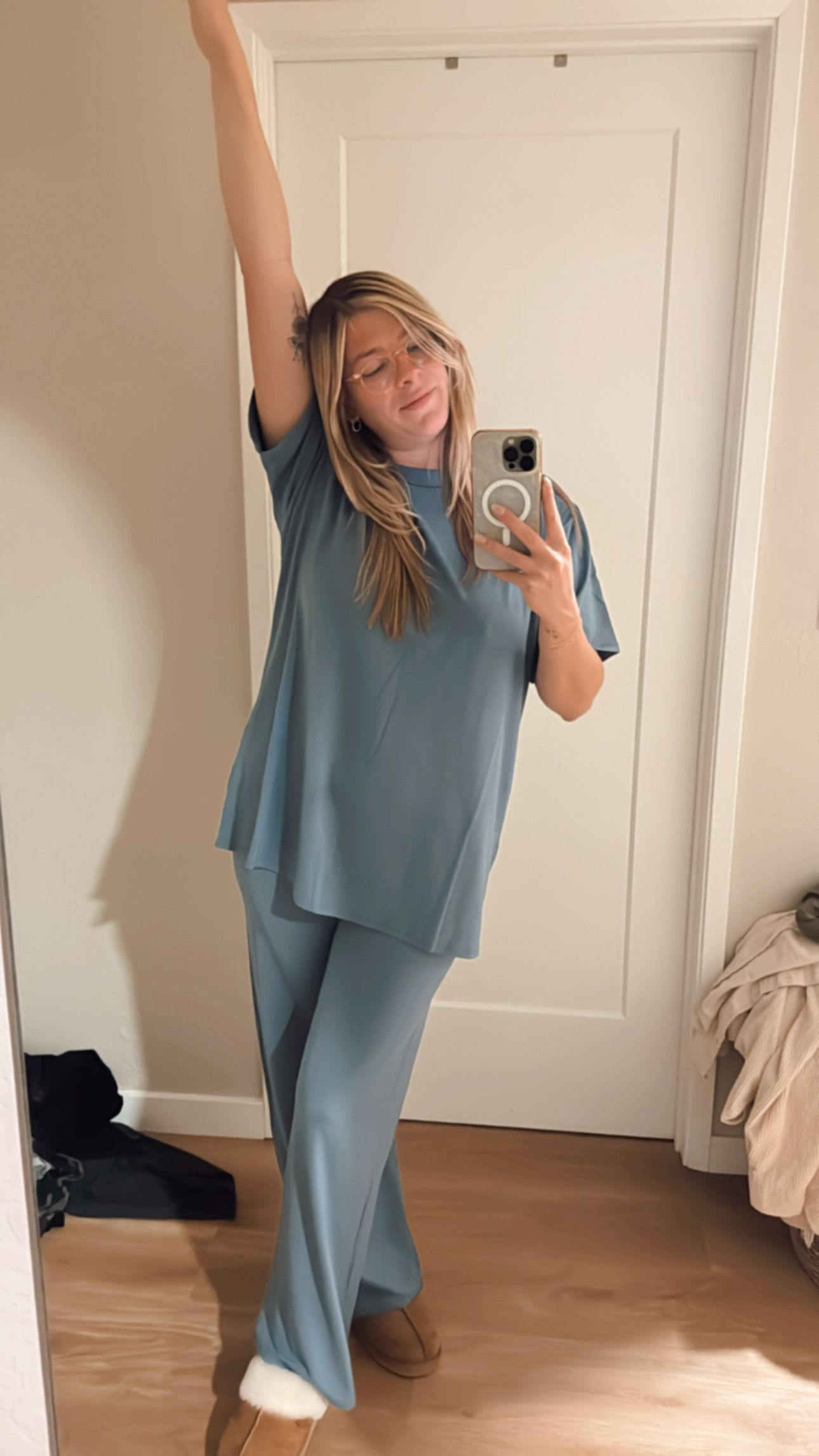 SLEEP JERSEY OVERSIZED BOYFRIEND SLEEP TEE - ABYSS – SET ACTIVE