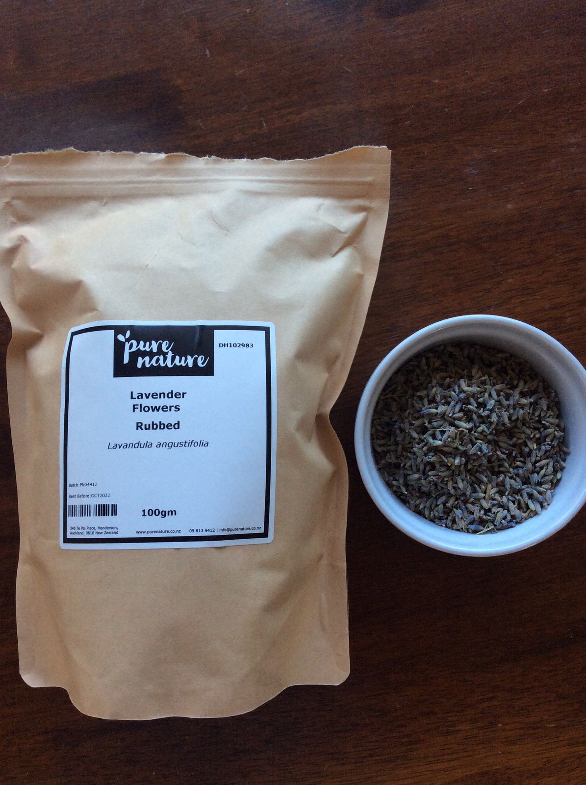 Lavender Flowers Dried PureNature NZ