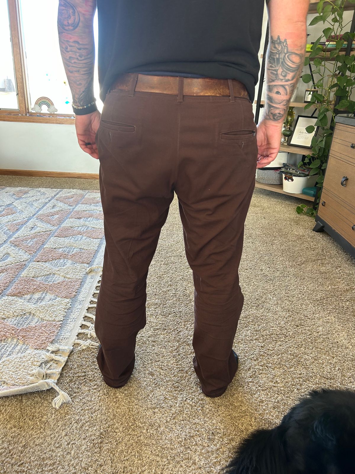 お見舞い Men's Chino Co. Flannel Dixxon | Maroon - Pants パンツ