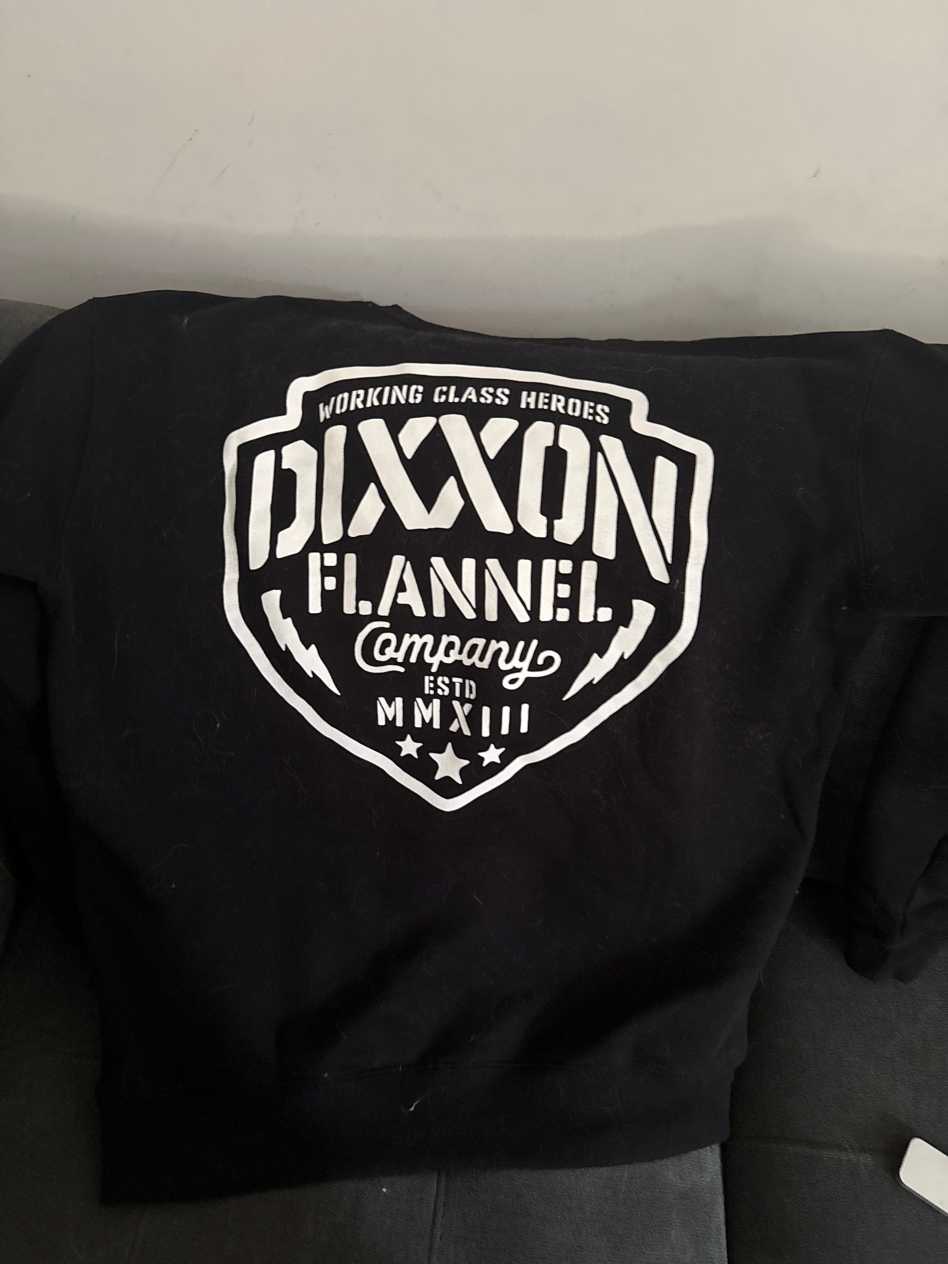 Men's Gray Sketchy Crest Crewneck Sweatshirt | Dixxon