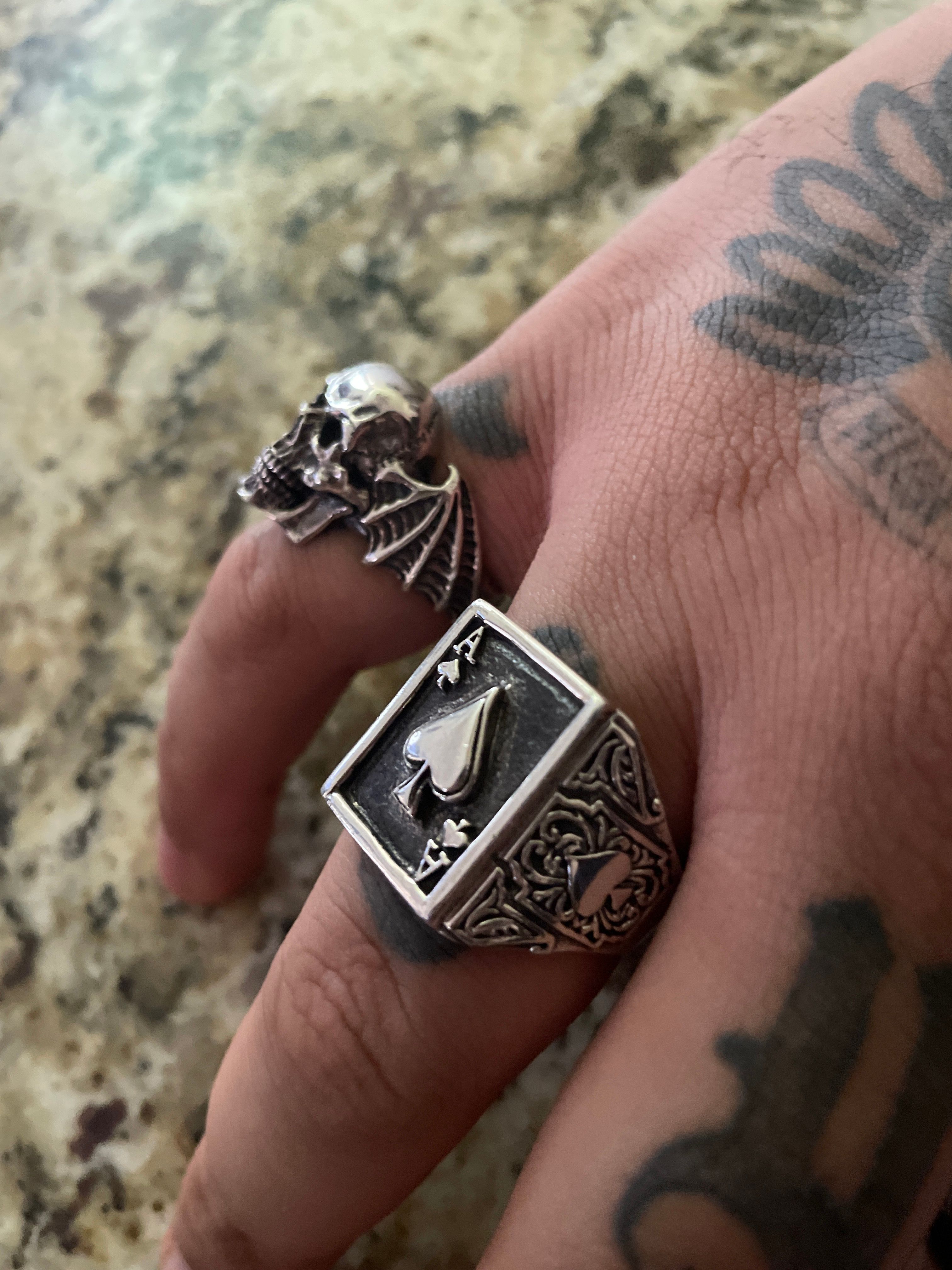 アクセサリー Loud style design Ring Ace's High Aces High