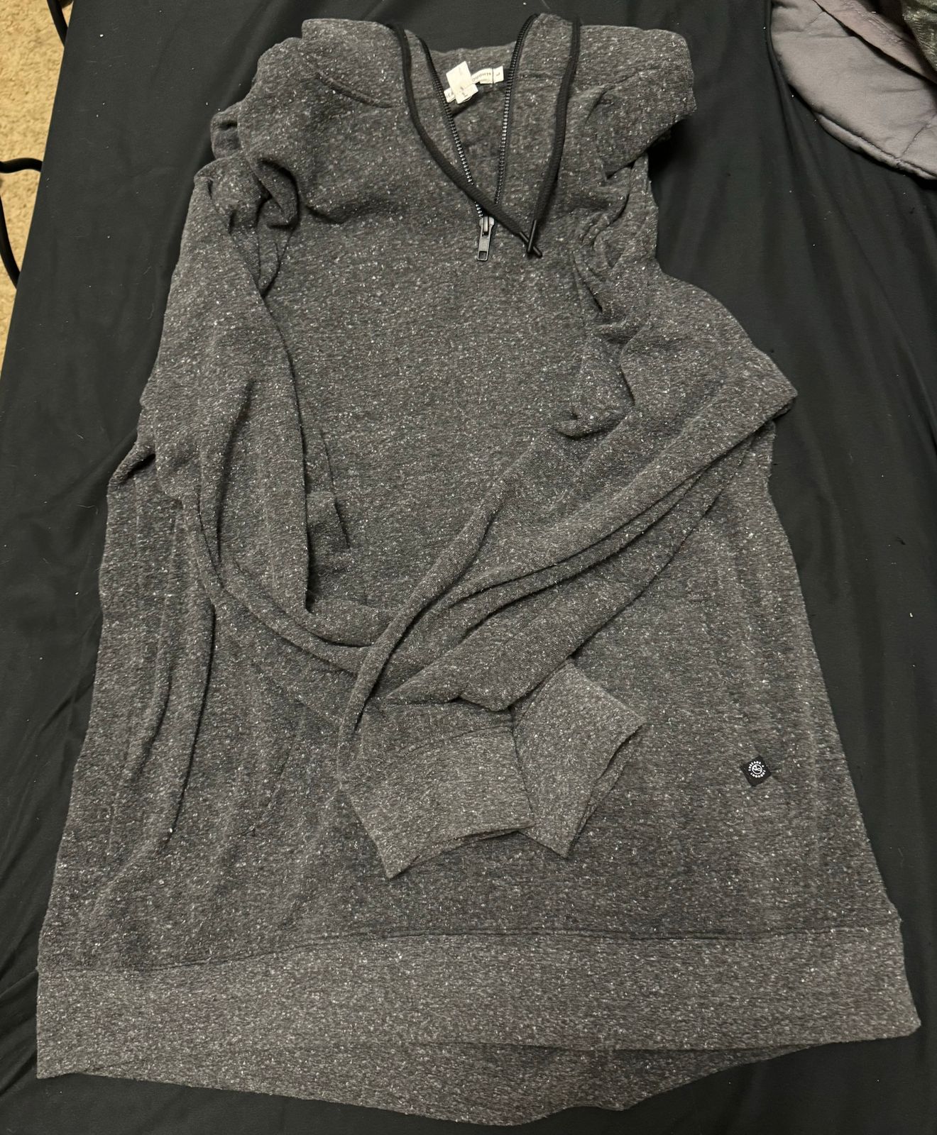 トップス theredthread S w zip hoodie long gray HCS_Trophy_Gray_Zip_Hoodie_01_