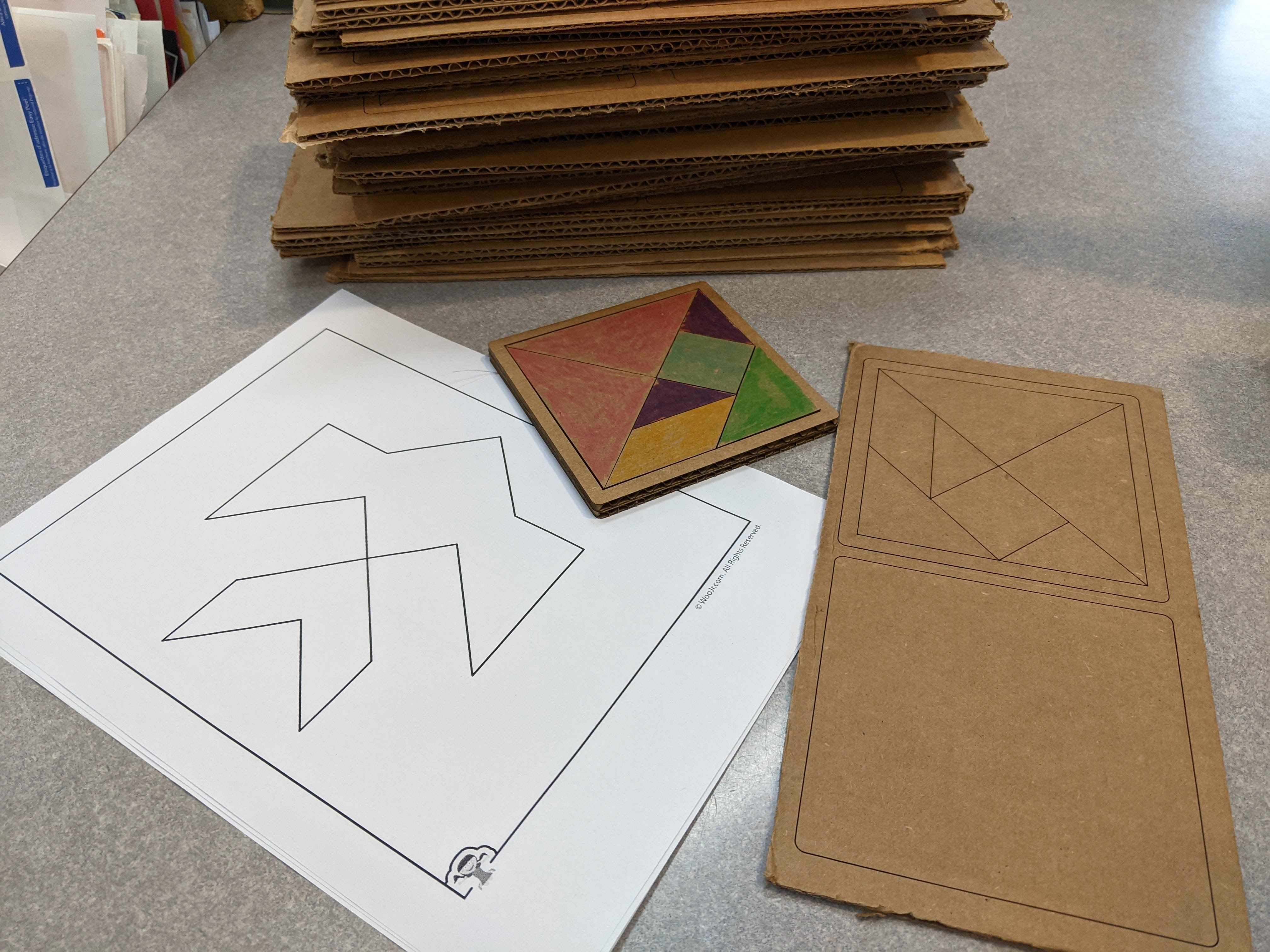 Tangram Puzzle – Glowforge Shop