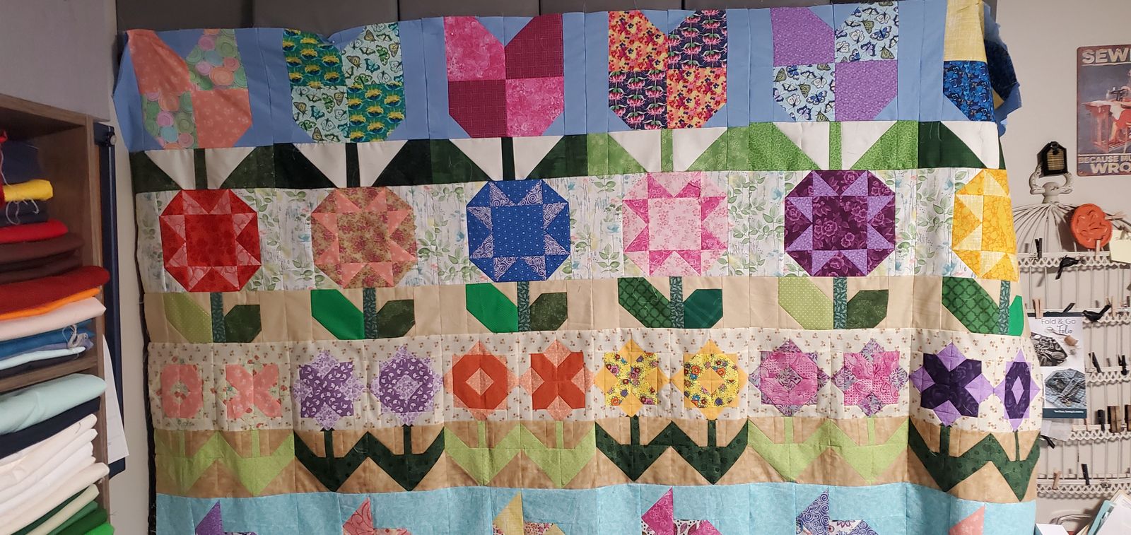 Digital Download Tulip Fields Quilt Pattern by Missouri Star