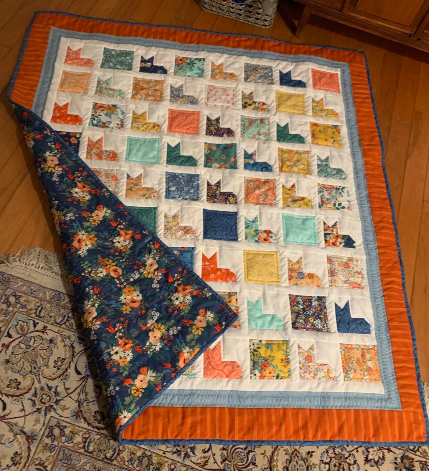 Digital Download Itty Bitty Kitty Committee Quilt Pattern by Missour