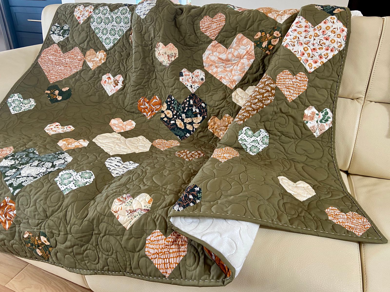 Digital Download Confetti Hearts Quilt Pattern by Missouri Star