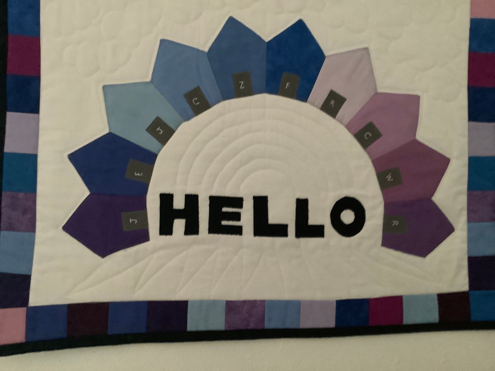 Hello Wall Hanging Pattern by Missouri Star