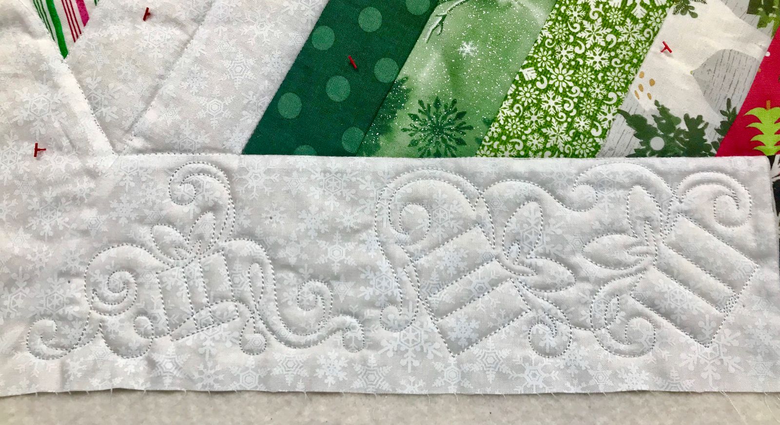 Log Cabin Tree Skirt Pattern