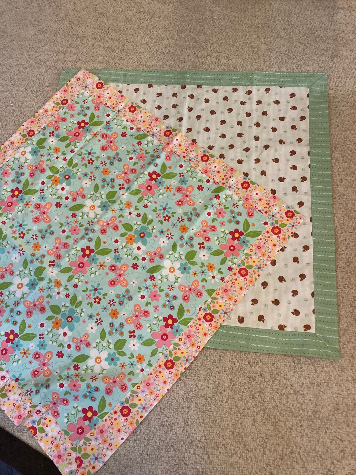 SelfBinding Baby Blanket Pattern by Missouri Star