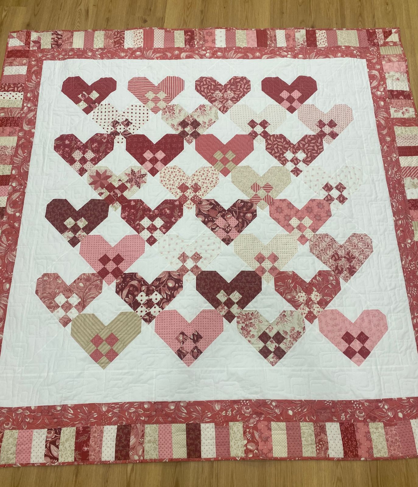 Digital Download Swedish Woven Hearts Quilt Pattern by Missouri Star