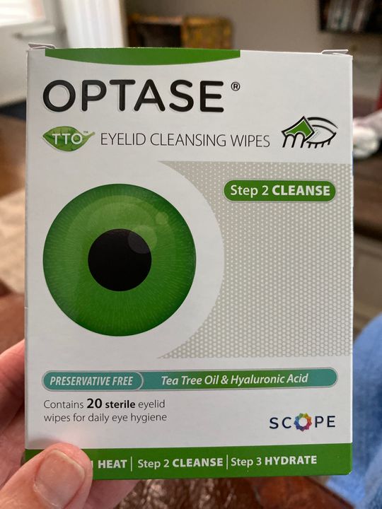 Optase TTO Eyelid Cleansing Wipes