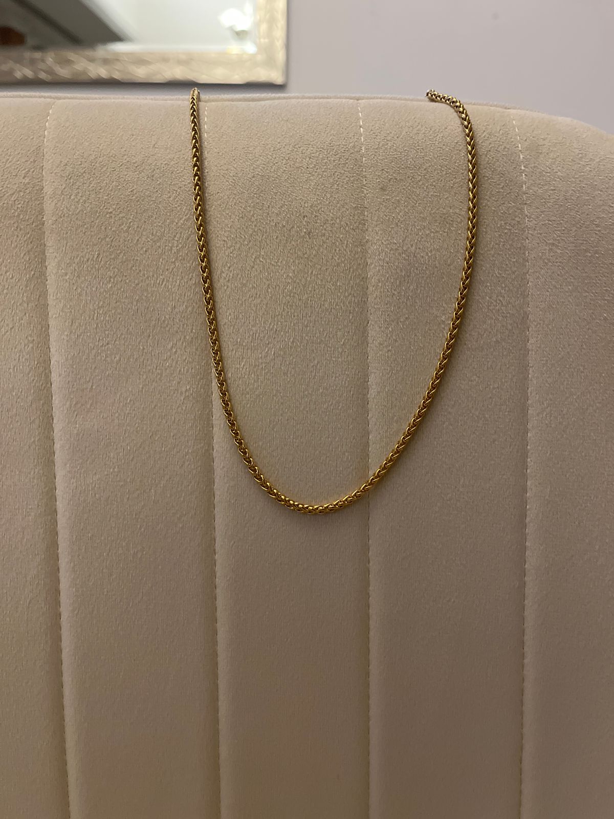 【値下げ可、コメント下さい】CHAFF Wheat Necklace Wheat Chain Necklace | Nominal