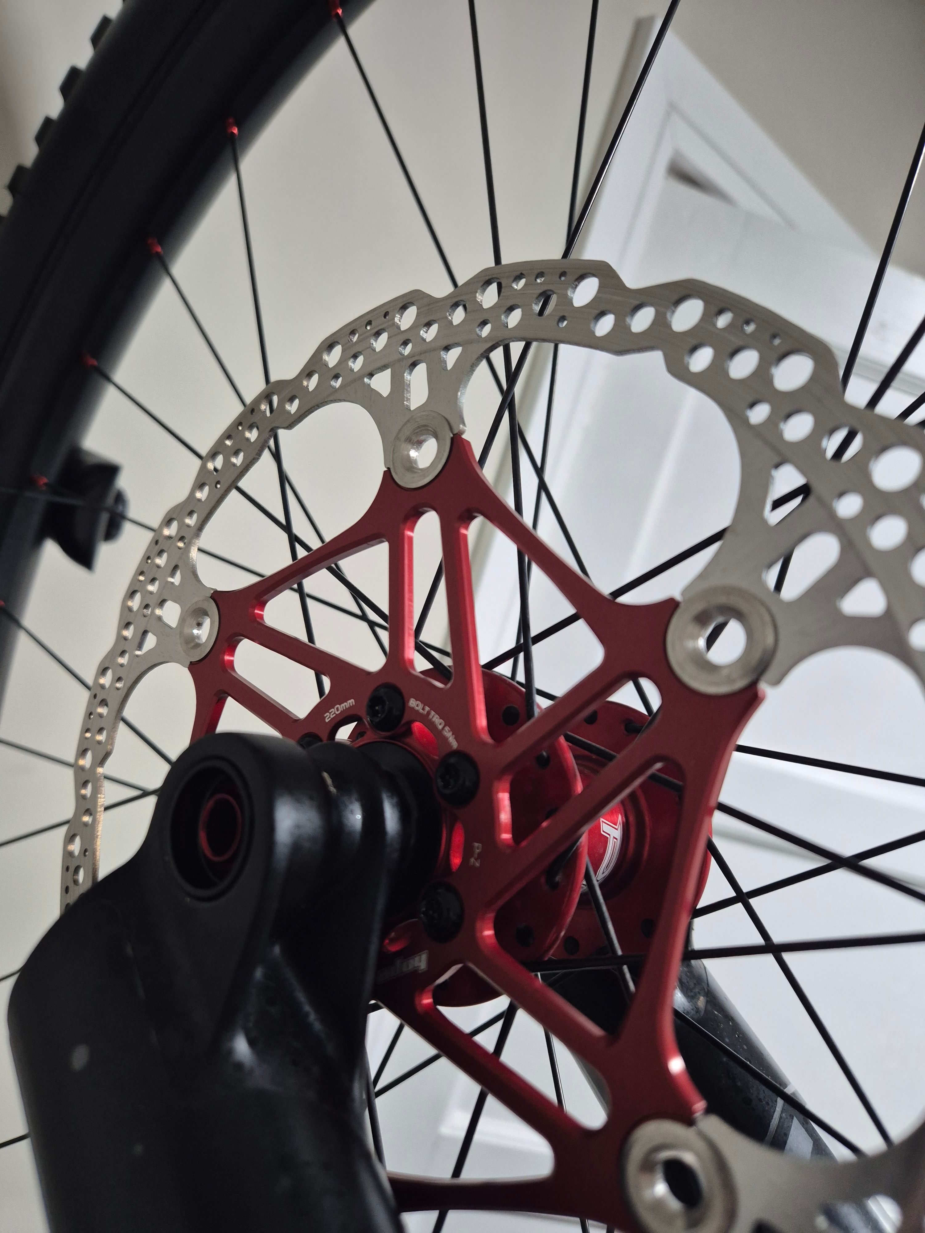 12-Pack Bike Disc Brake Rotor Bolts - M5 X 10mm - T25 Torx Head - Red - For MTB & Road Bikes