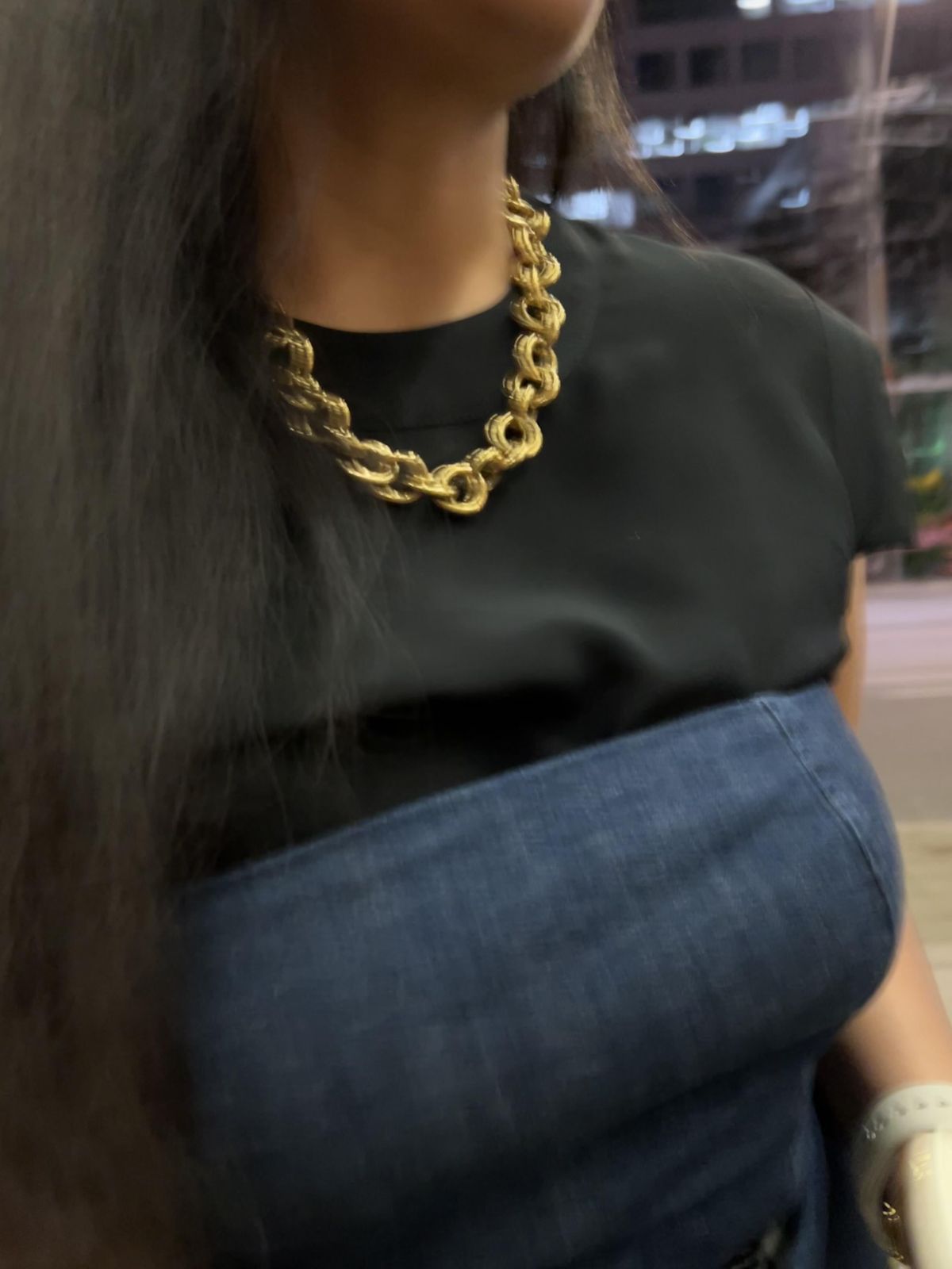 [韓国人気ジュエリー] Witty Boll Necklace Amazon.com: Octwine Women Statement Punk Cuban Link Chain