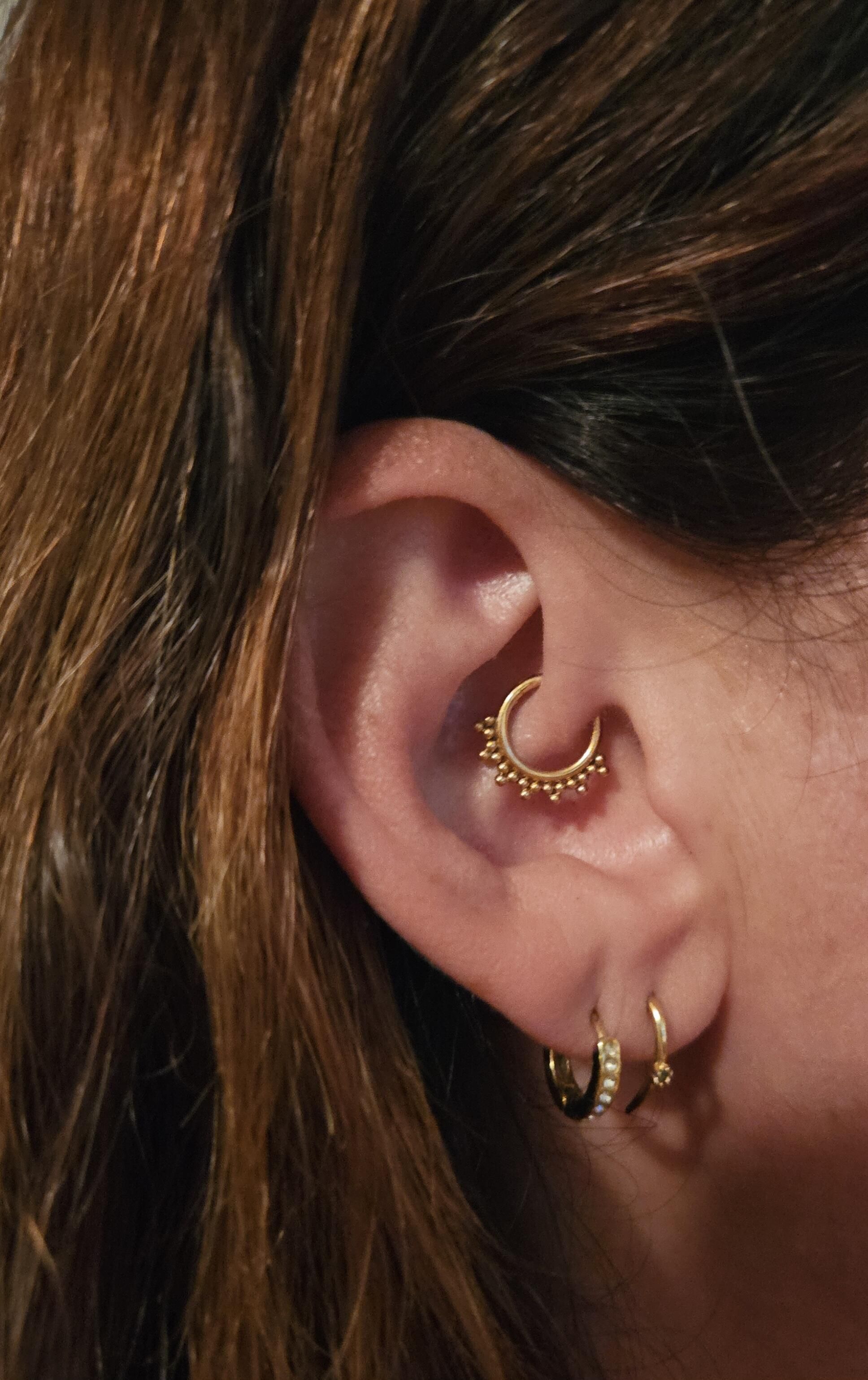 【MAISON MIRU】SIREN CARTILAGE HOOPピアス Siren Cartilage Hoop