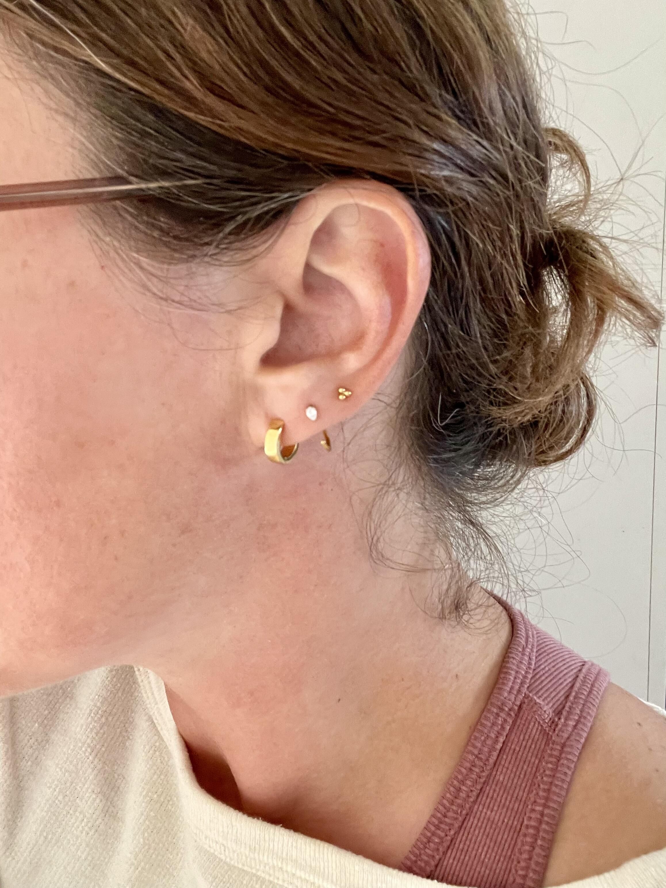 Tiny Trinity Nap Earrings