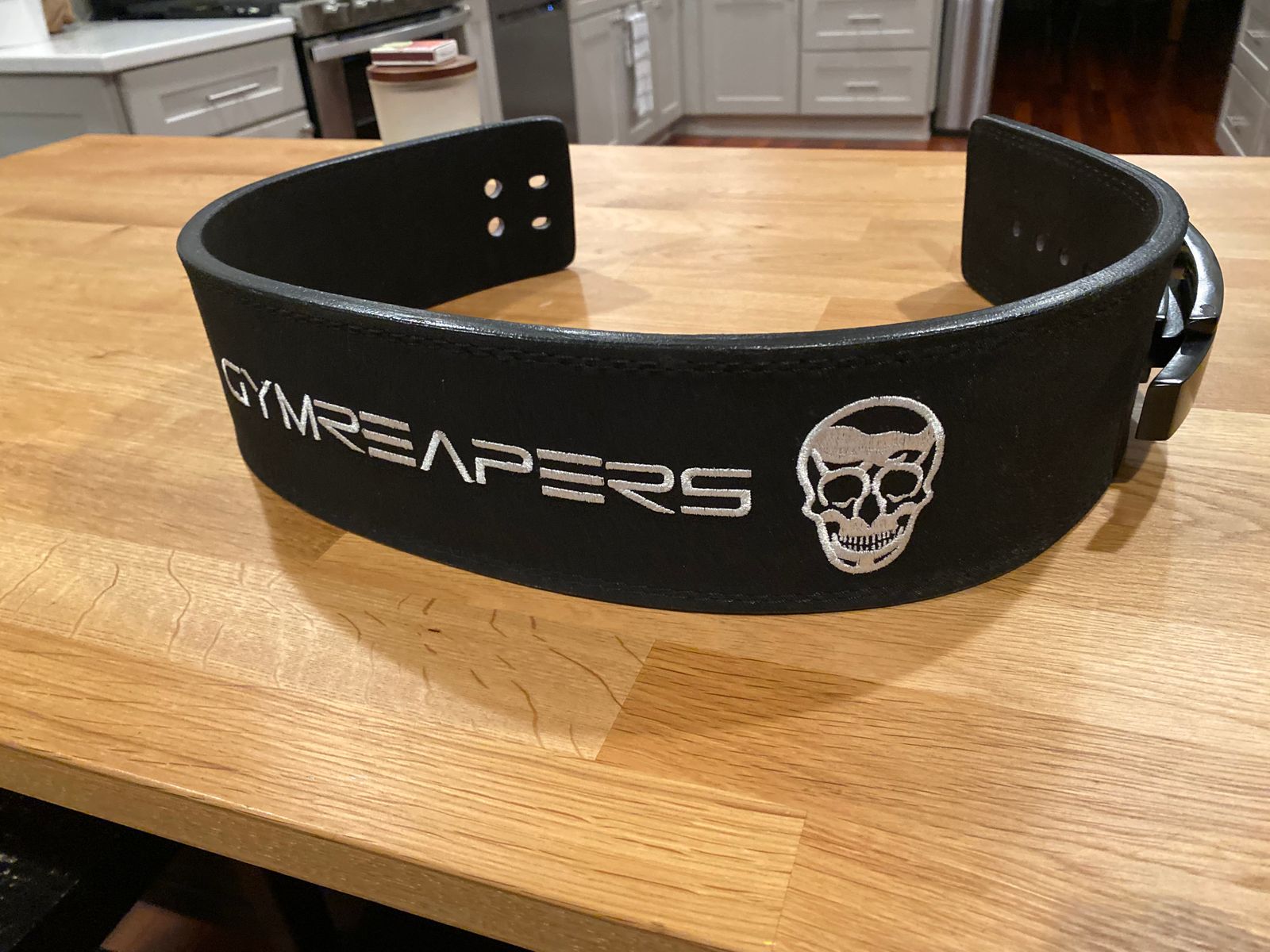 Gymreapers 10MM Lever Belt Black GYMREAPERS