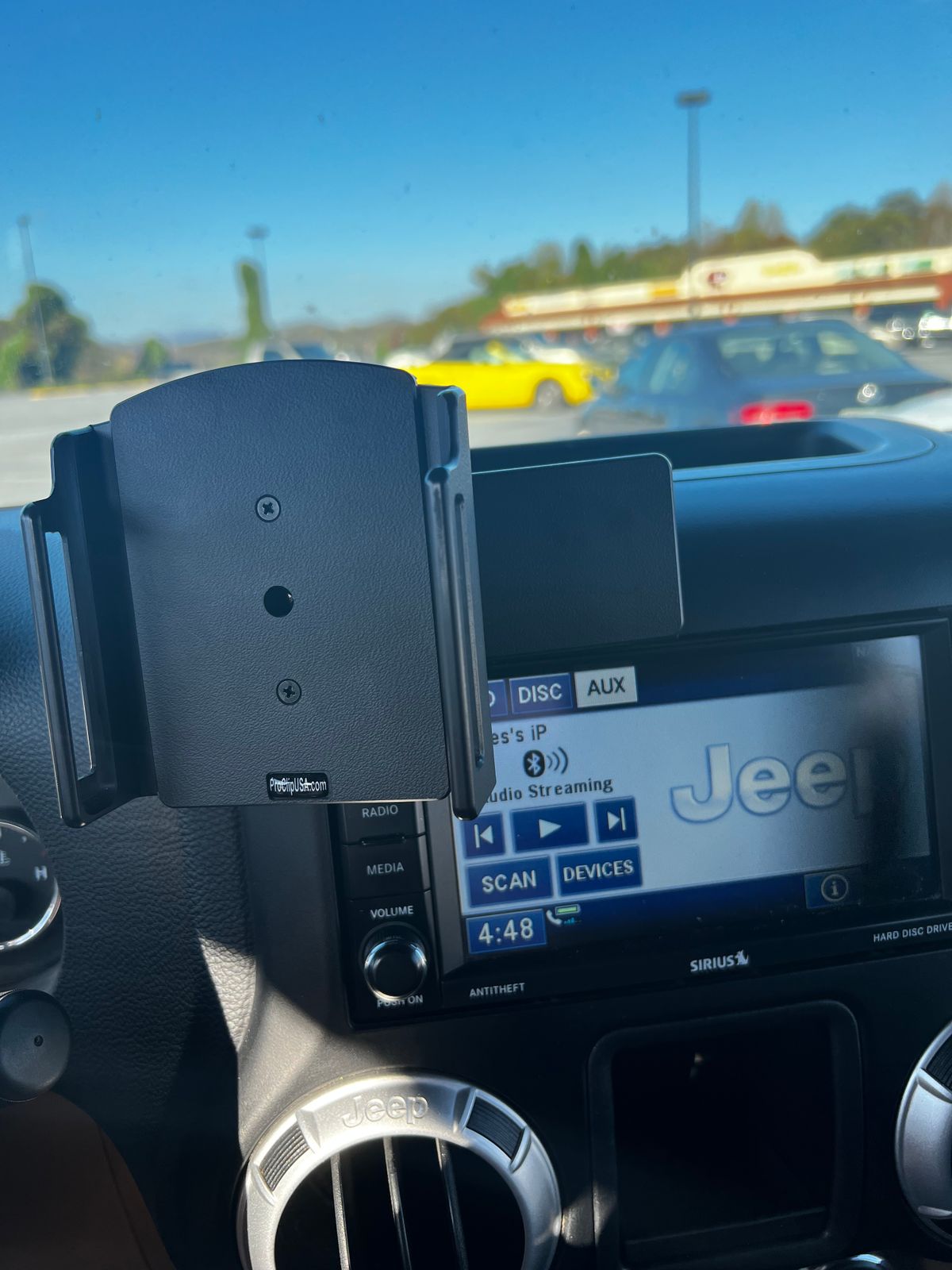 2011-2018 Wrangler JK Pure Metal Dash Phone Mount Phone