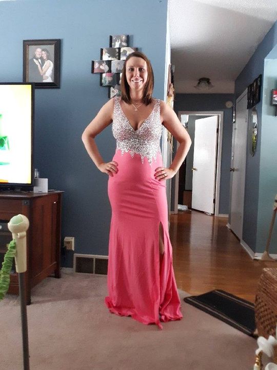 Wine Jeweled Top Maxi Dress with Open Back prom dress   cg8959 main image 0