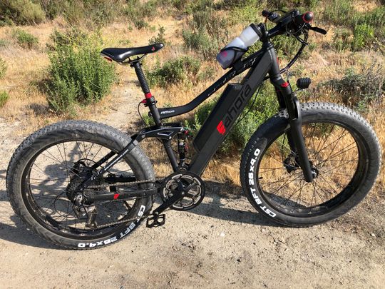 Eahora AM200 750W Fat-Tire; Air Fork 4-Bar Linkage Suspension
