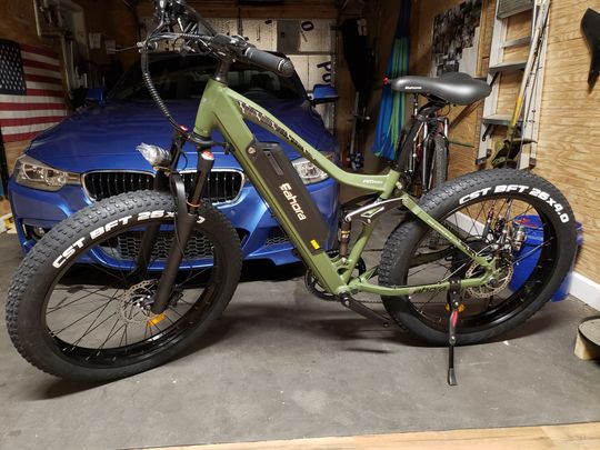 Eahora AM200 750W Fat-Tire; Air Fork 4 
