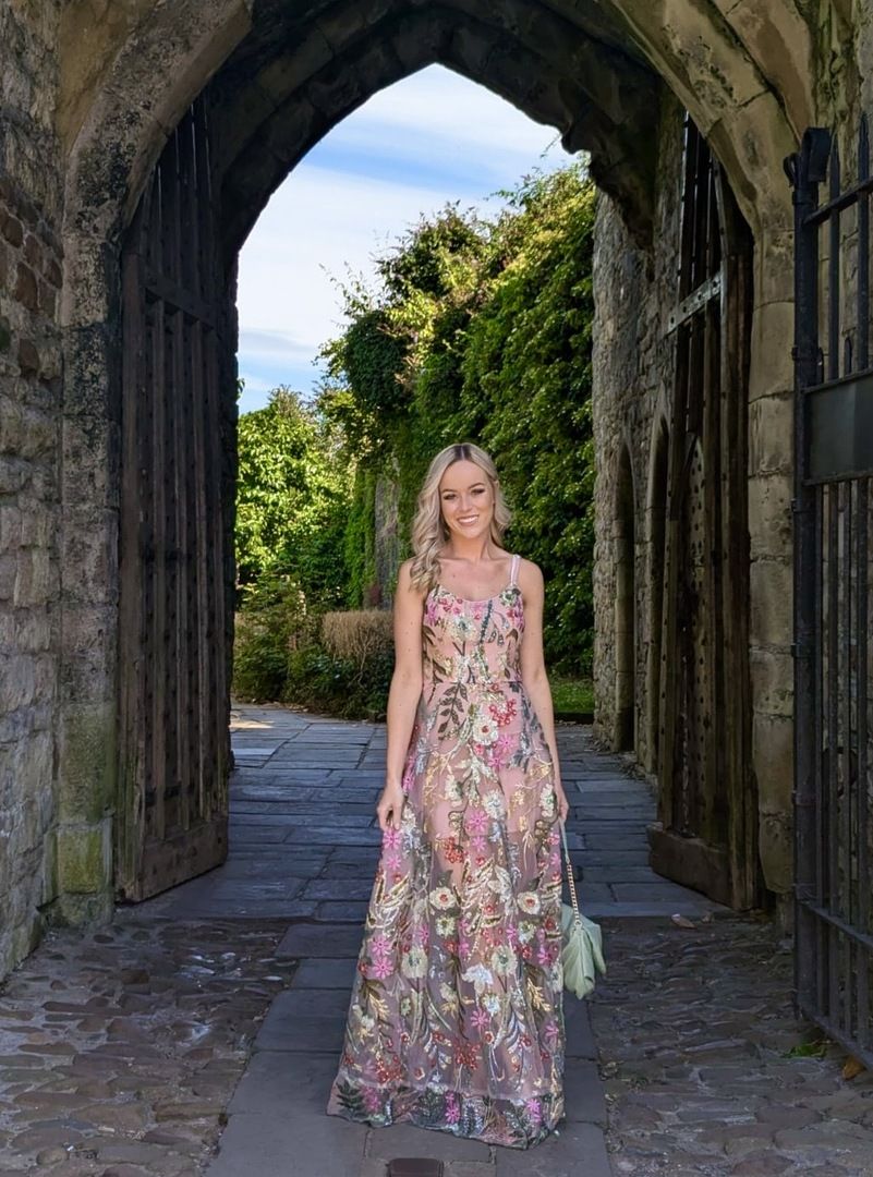 ◆DressthePopulation◆Umalina ドレスBLUSH MULTI Umalina Dress – Dress the Population