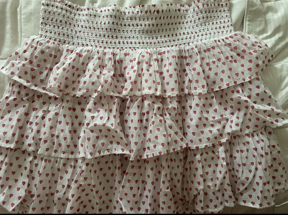 rosy monster ★ heart dot round fin skirt Hearts Siggy Skirt | Roller Rabbit