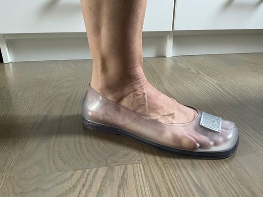 Ruby Flat in Clear – Melissa Shoes