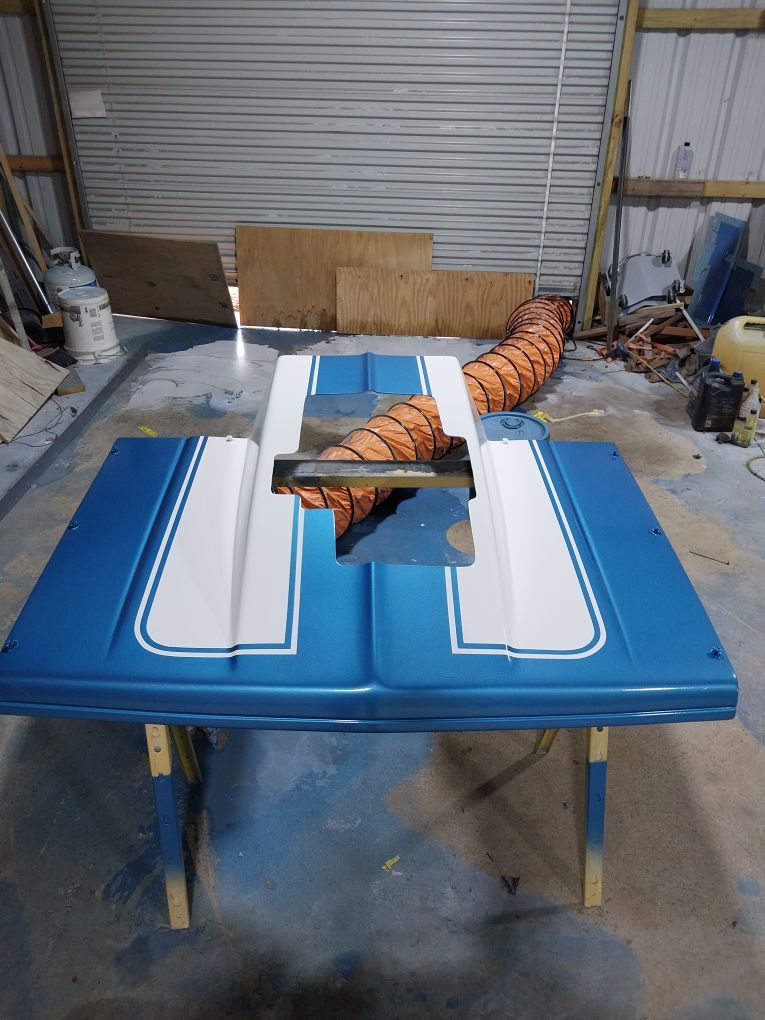 Restoration Shop Electric Blue Metallic Acrylic Enamel Auto Paint – Gallon Kit With Activator