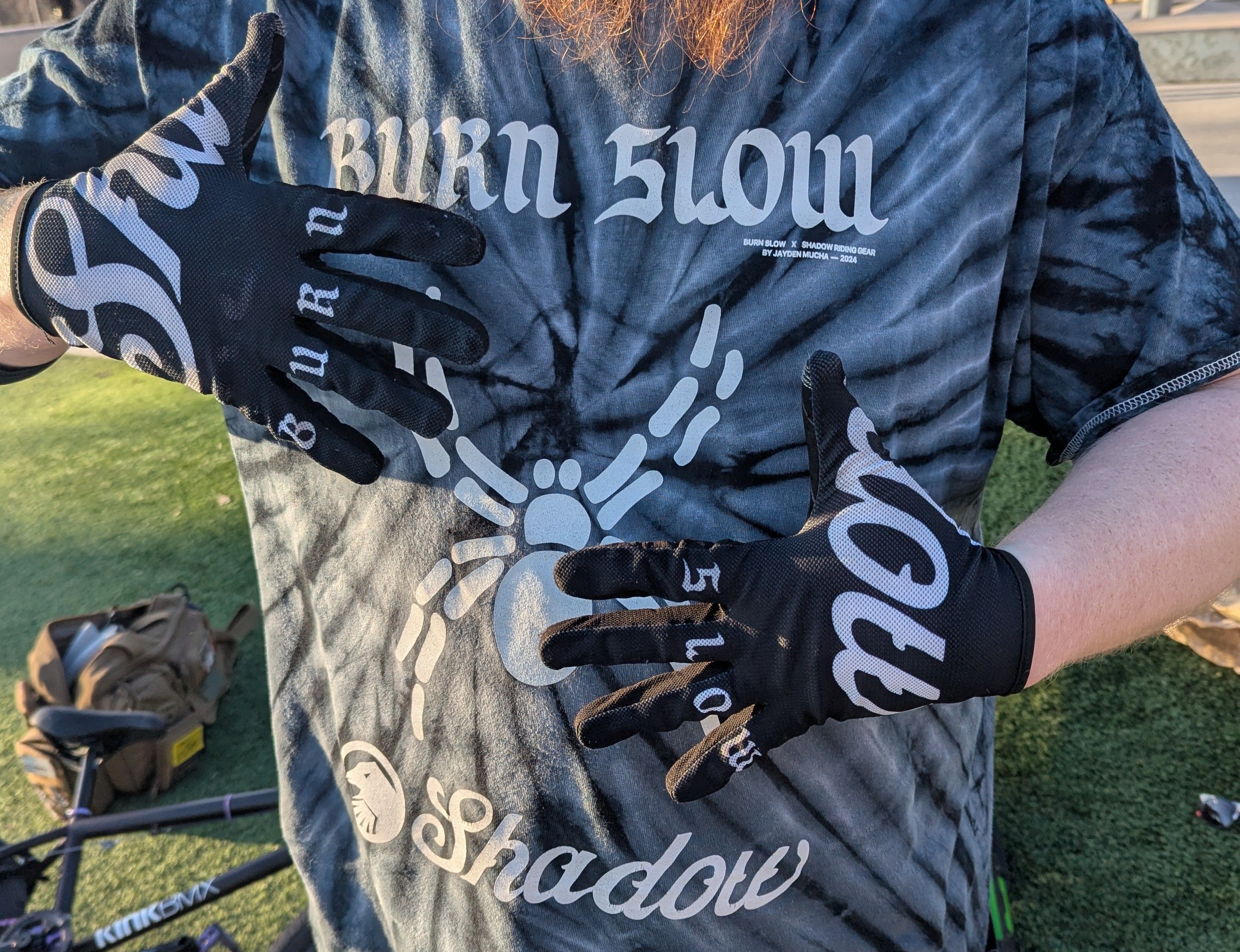 Mental Athletic x Salomon BURNT GLOVES Mental Athletic x Salomon