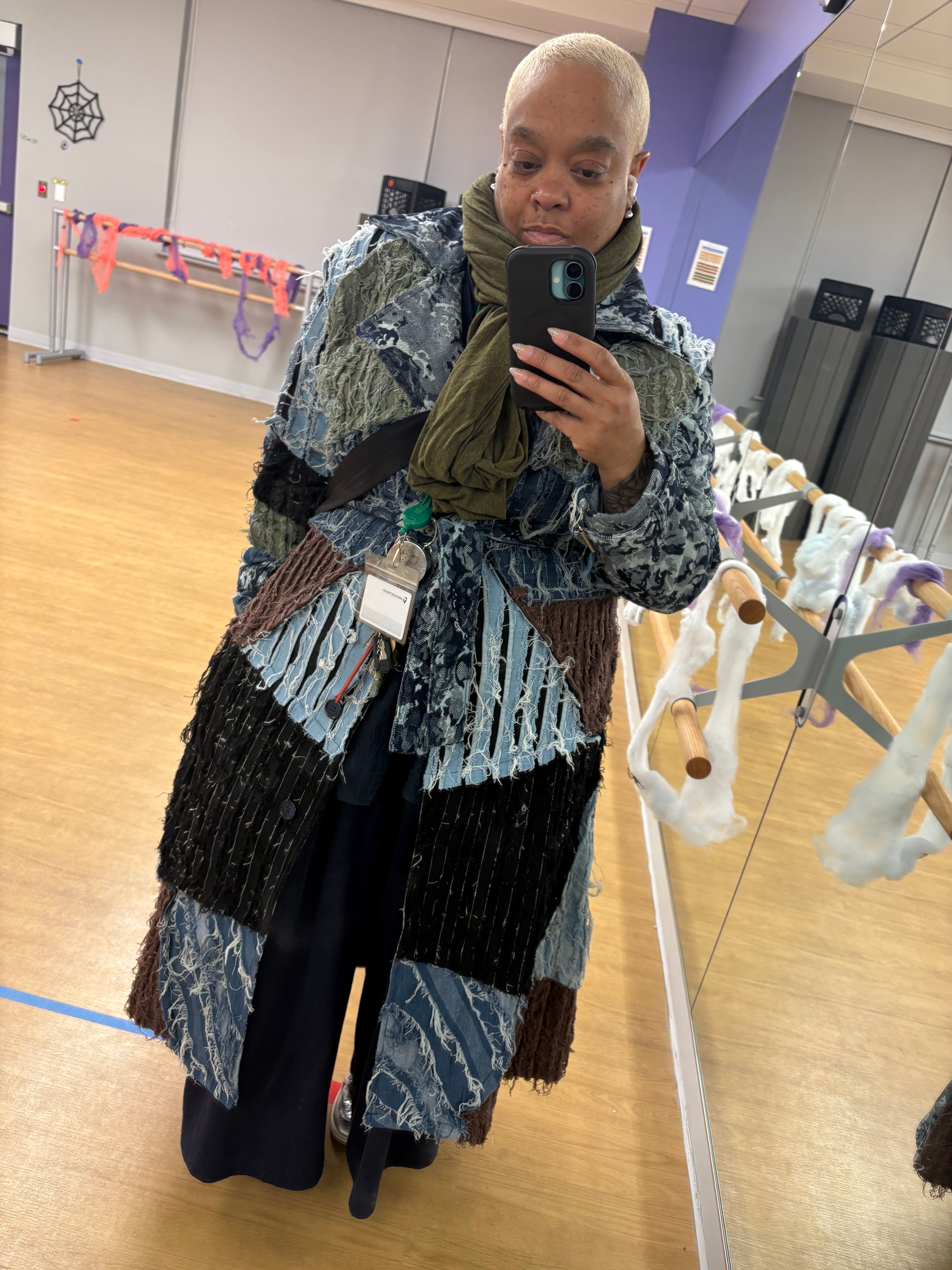 RONNY PATCHWORK TRENCH – AKIRA
