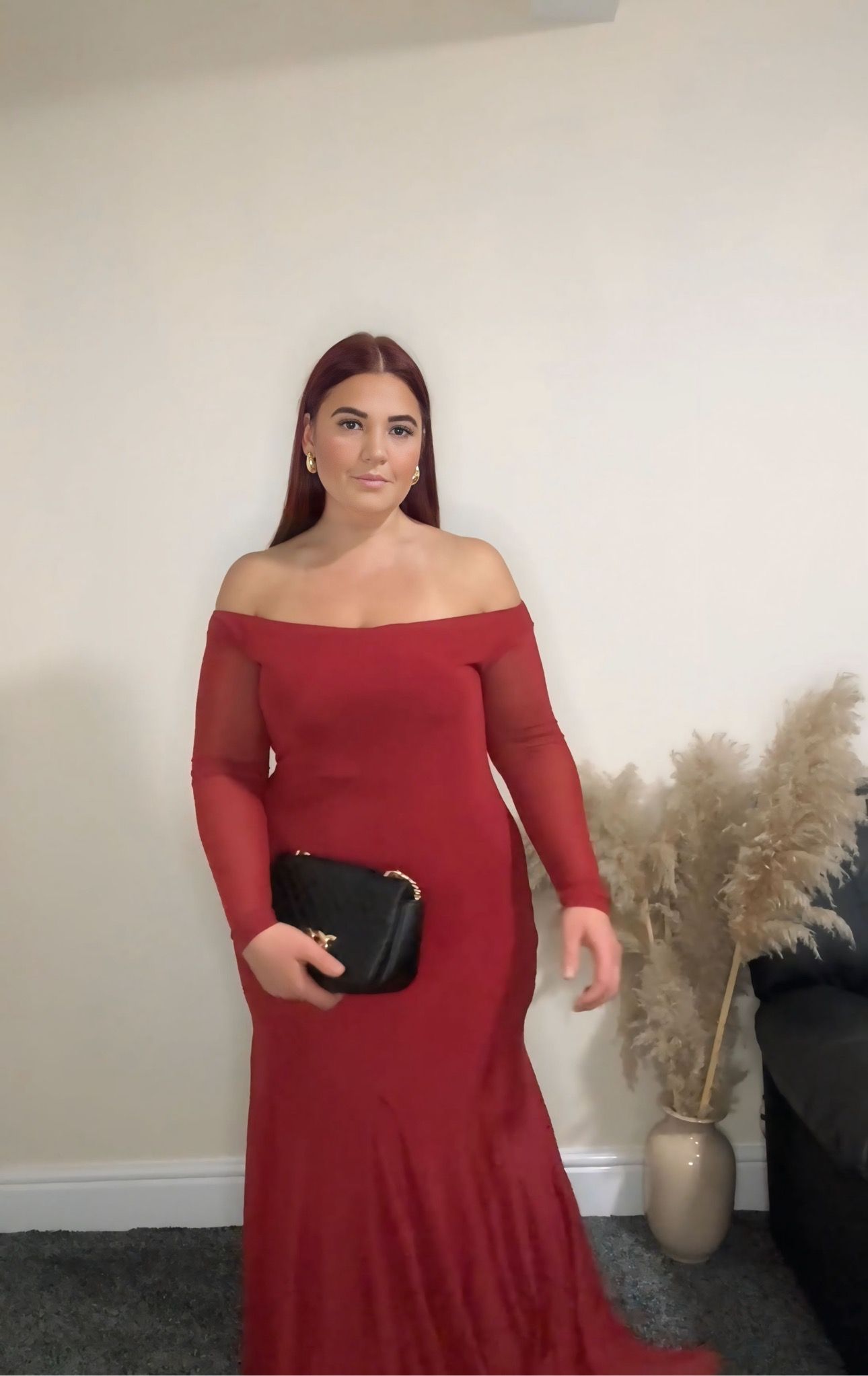 Maribel Maxi Dress - Red – Peppermayo