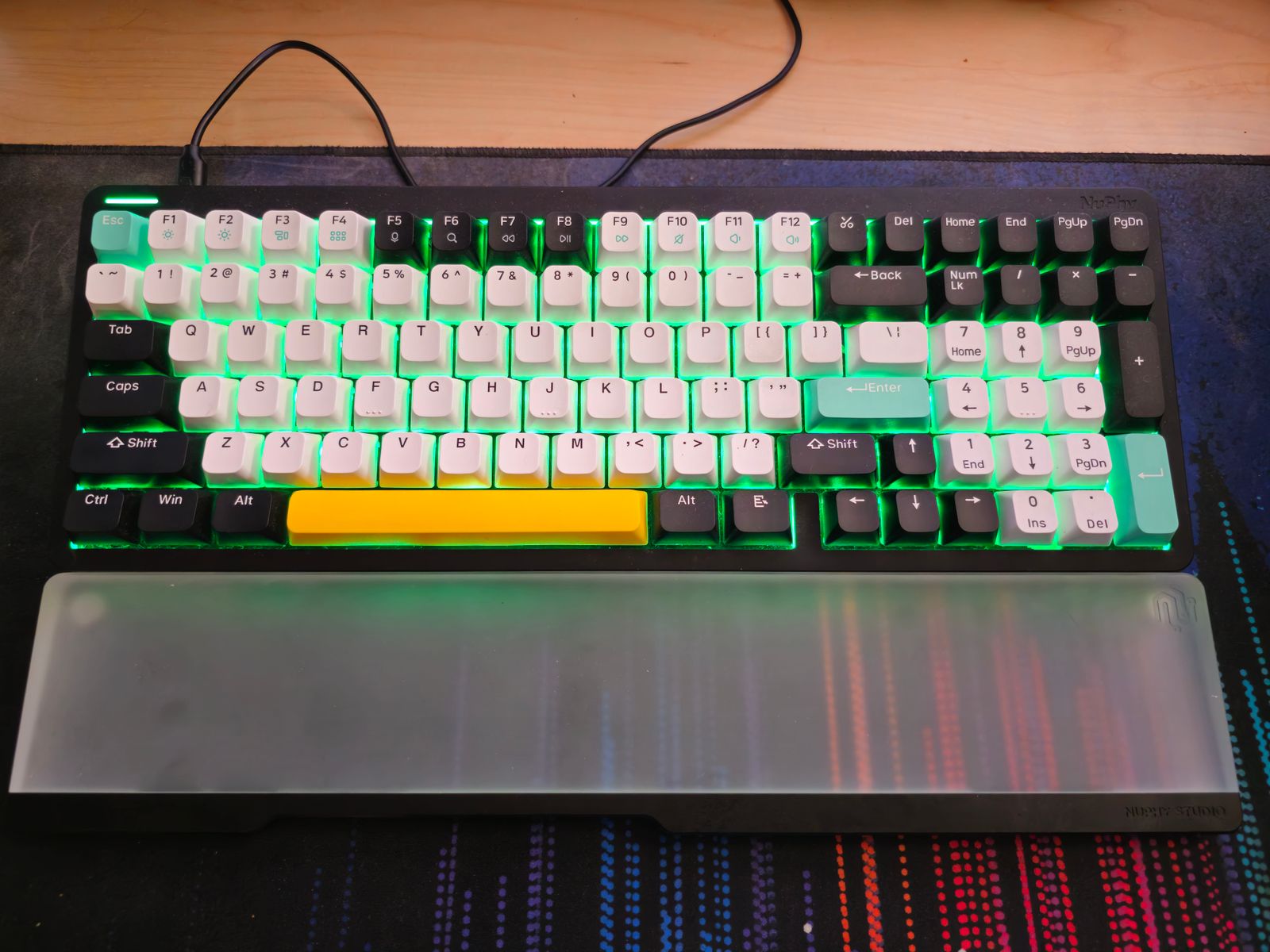 NuPhy Halo96 リストレストセット キーボード Halo75 V2用 リスト