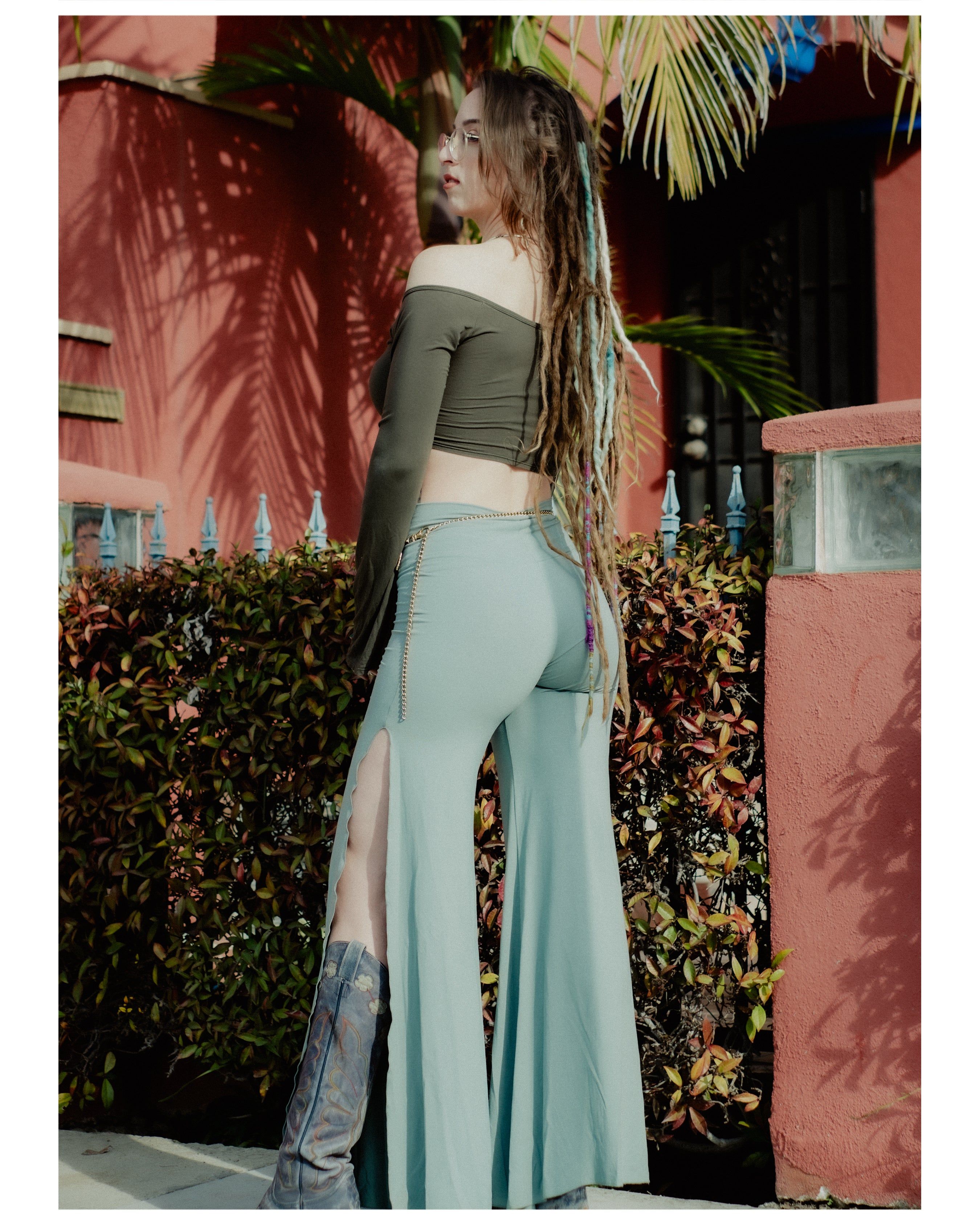 Juno Slit Pant | Royal Codes