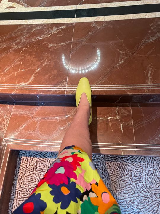 'capo' Women's Italian Leather Flats dark blue shoes habbot